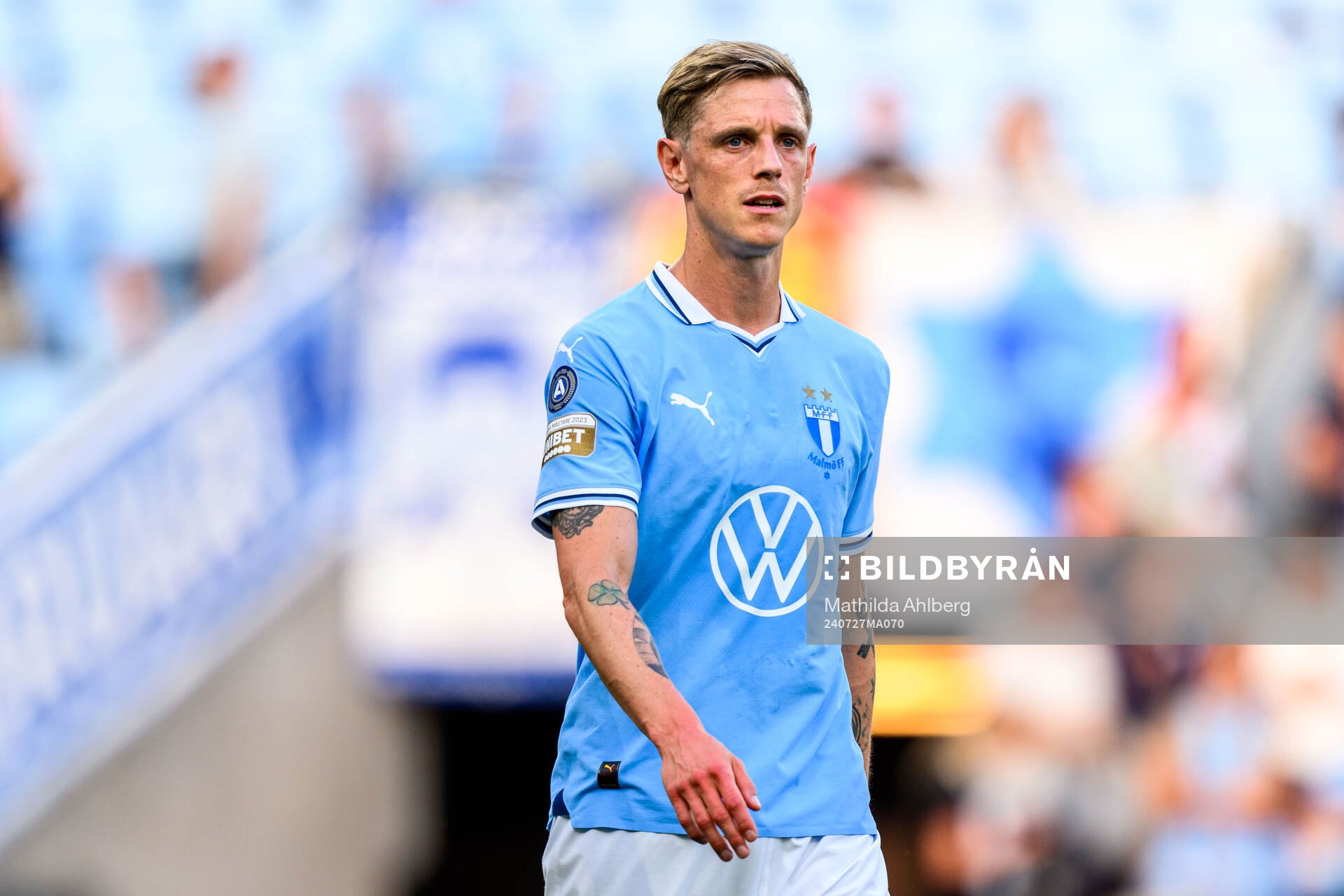 Malmö FFs Søren Rieks deppar