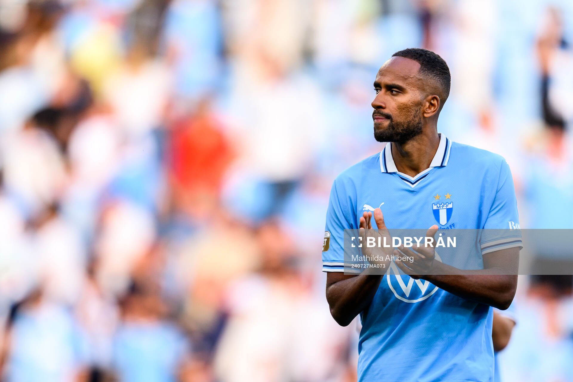 Malmö FFs Isaac Kiese Thelin deppar