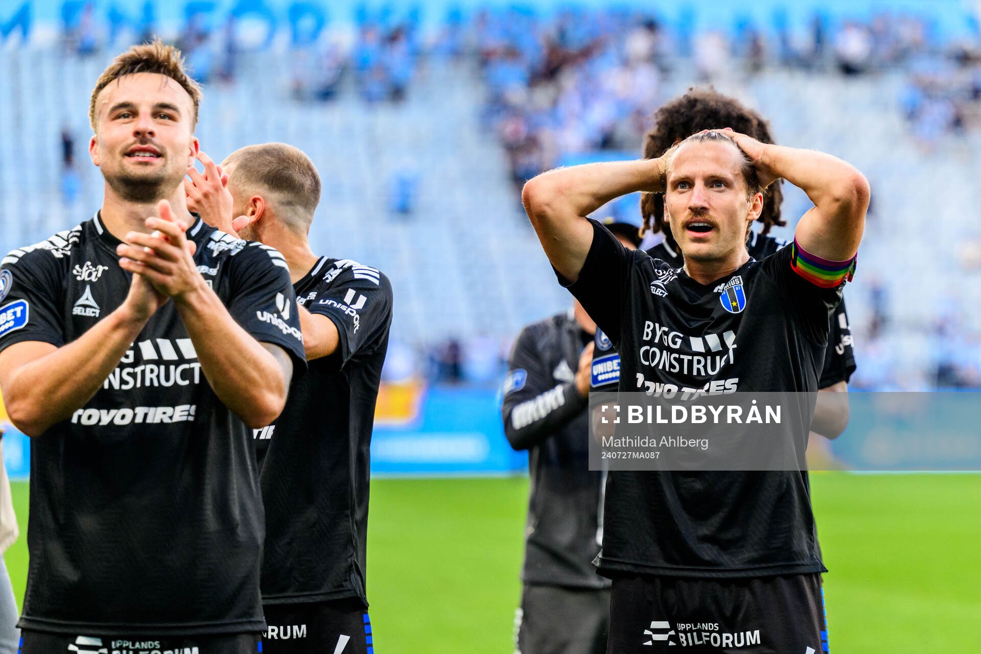 Sirius Henrik Castegren och Daniel Stensson jublar