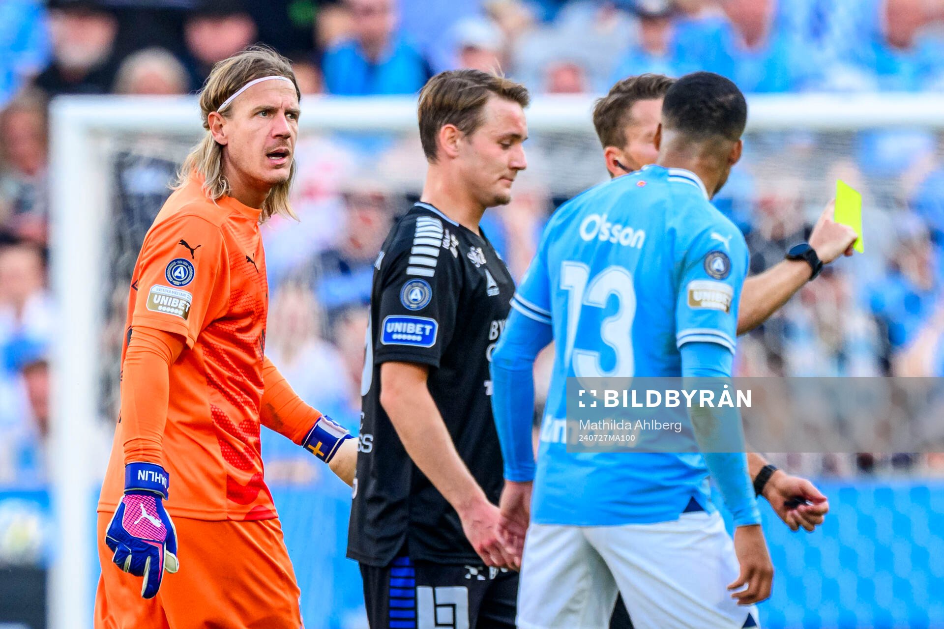 Malmö FFs målvakt Johan Dahlin