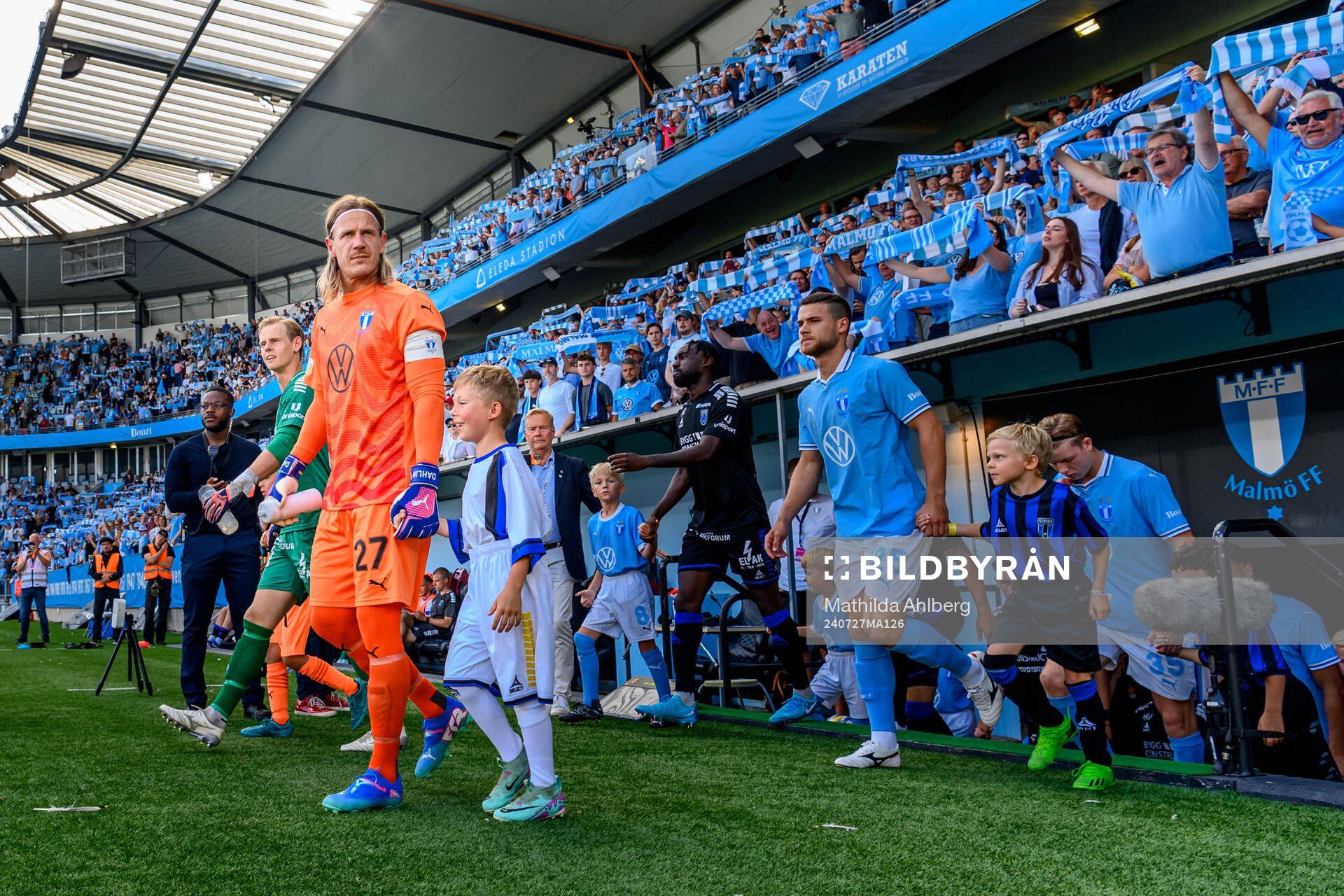 Malmö FFs målvakt Johan Dahlin