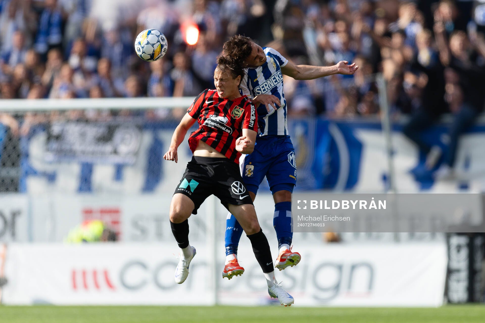 Brommapojkarnas Alex Timossi Andersson och IFK Göteborgs
