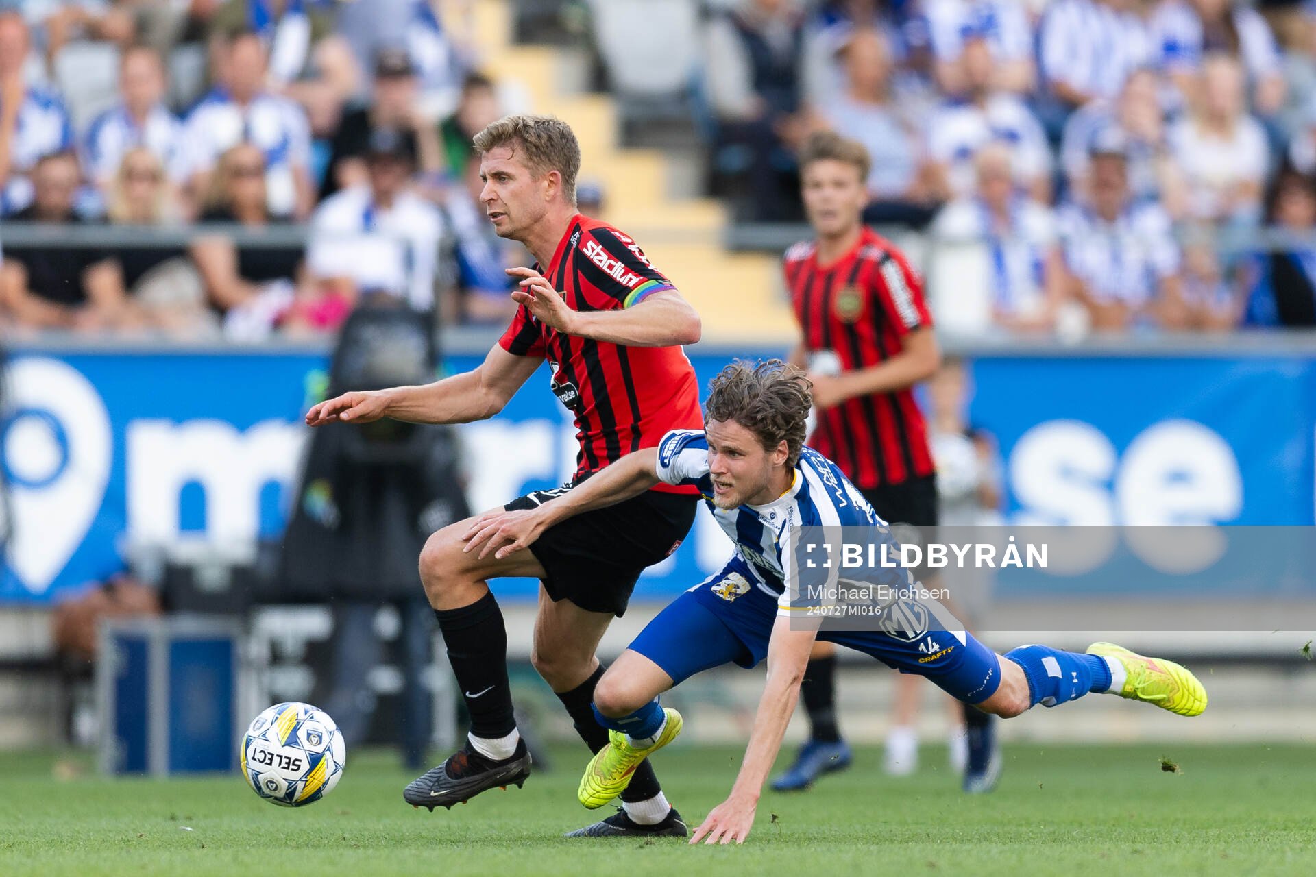 Brommapojkarnas Ludvig Fritzson och IFK Göteborgs Gustaf