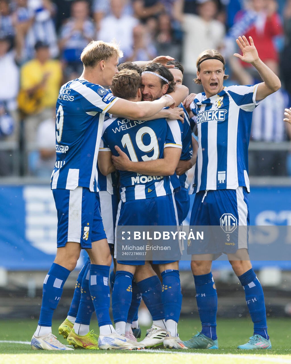 IFK Göteborgs Gustav Svensson jublar