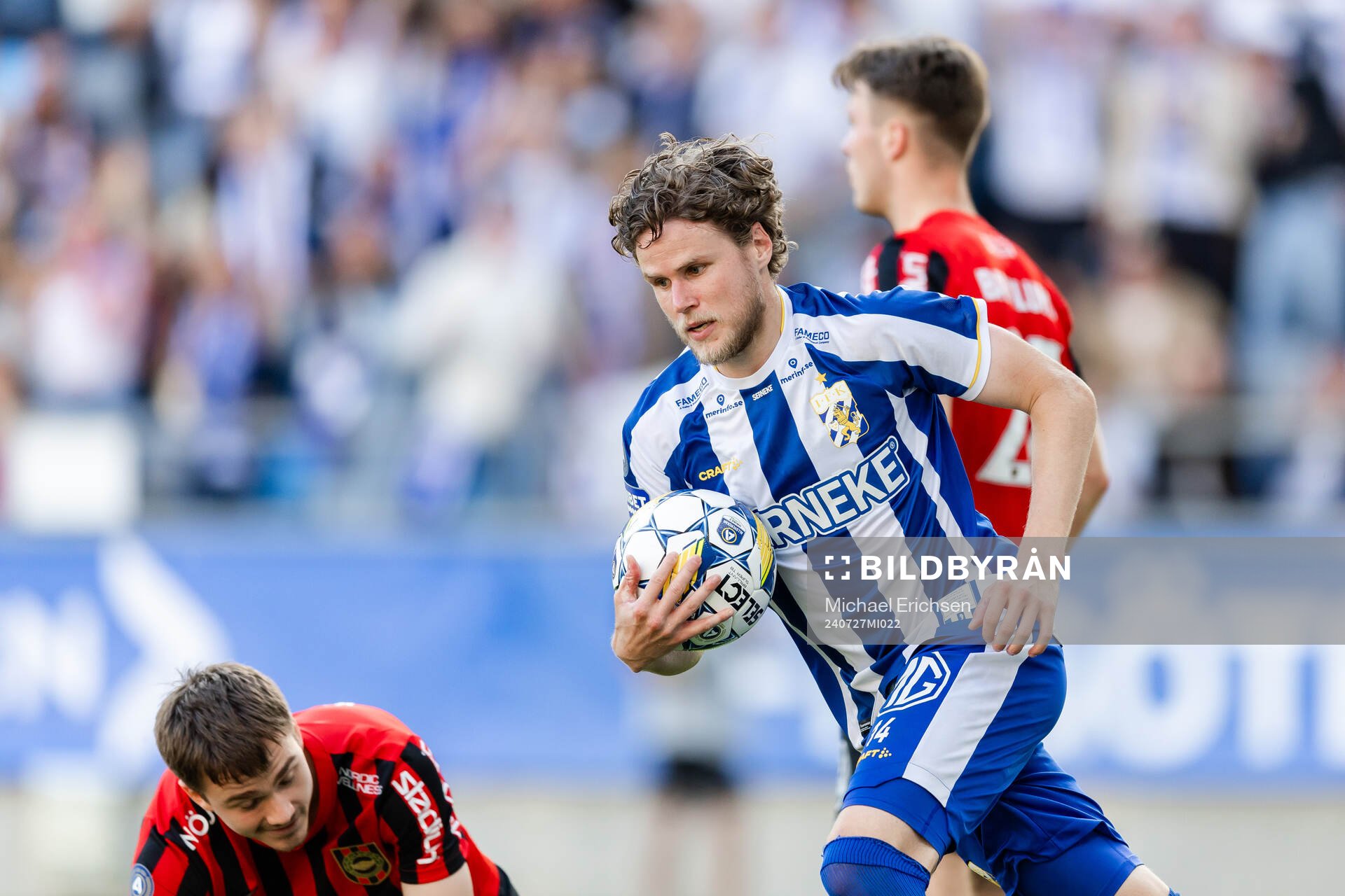 IFK Göteborgs Gustaf Norlin jublar