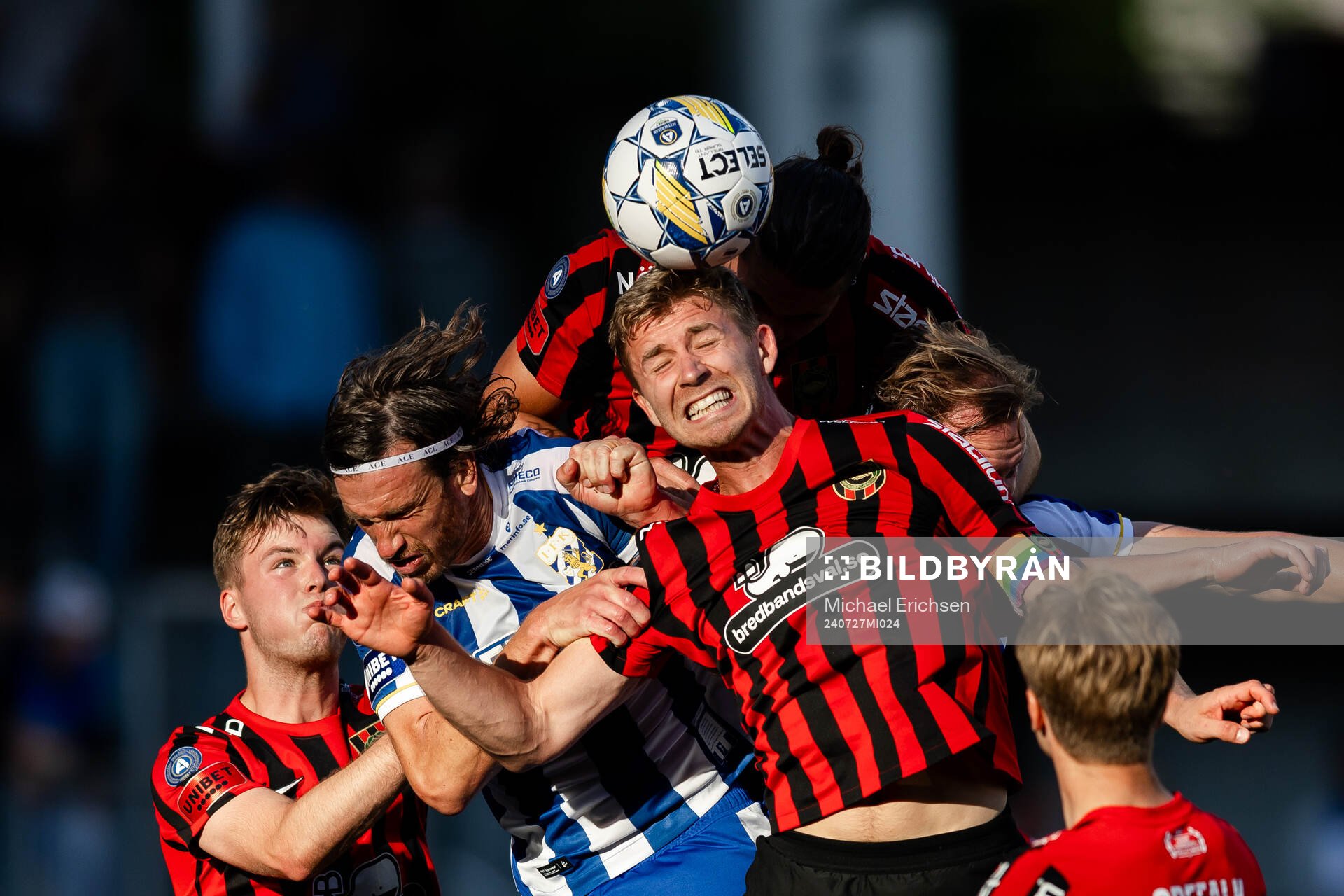 IFK Göteborgs Gustav Svensson och Brommapojkarnas Ludvig