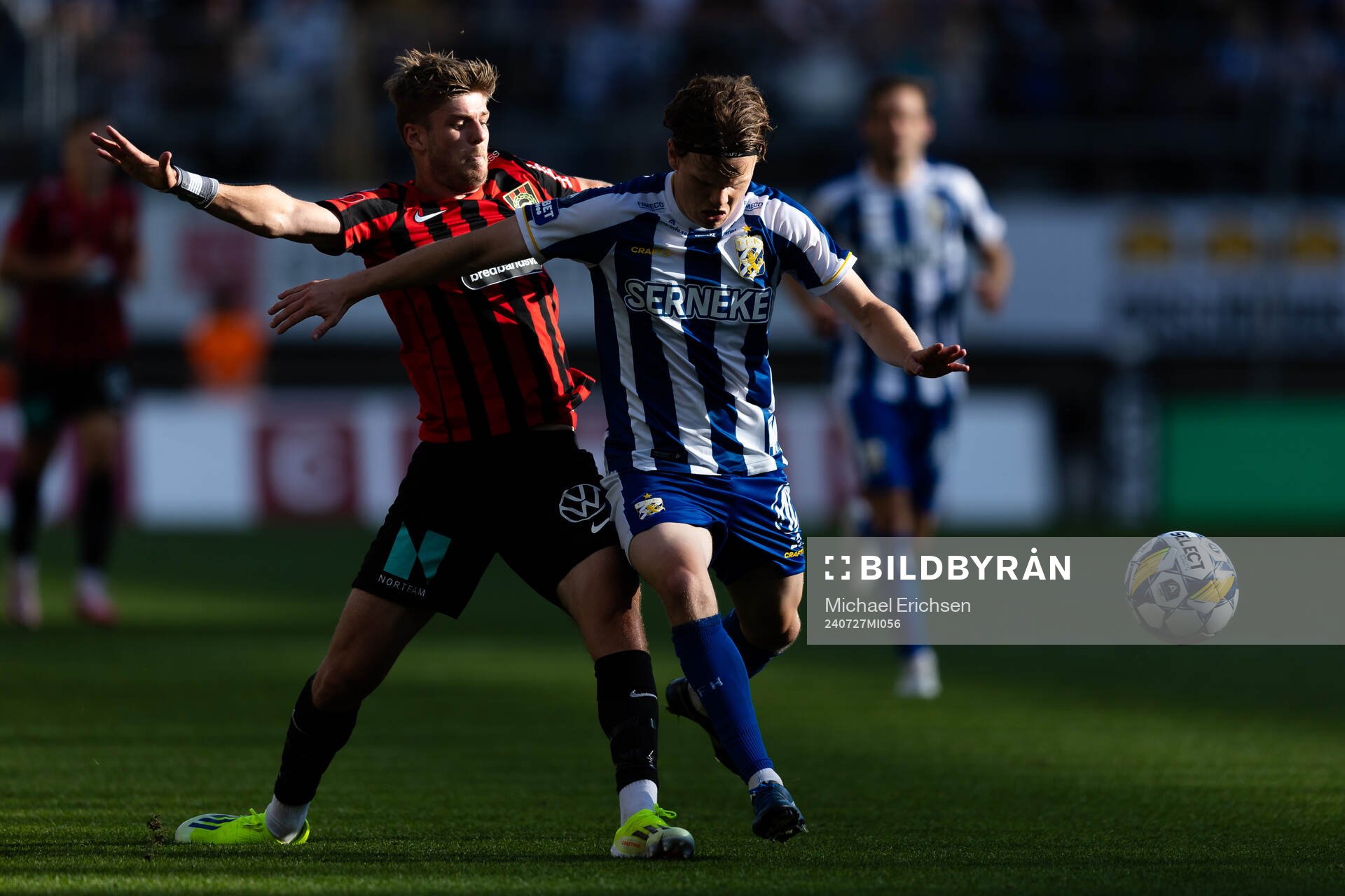 Brommapojkarnas Frederik Christensen och IFK Göteborgs