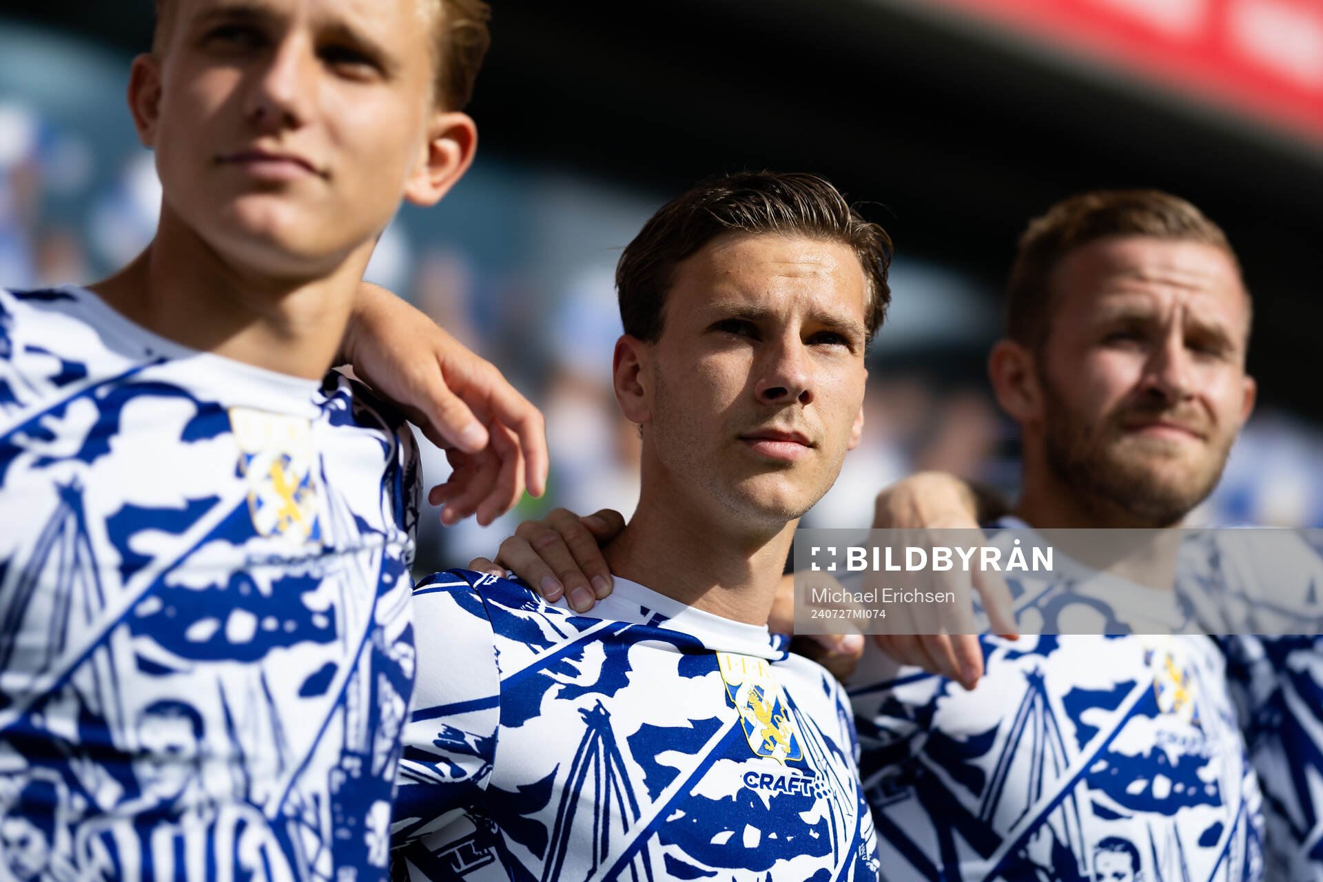 IFK Göteborgs Lucas Kåhed innan fotbollsmatchen i