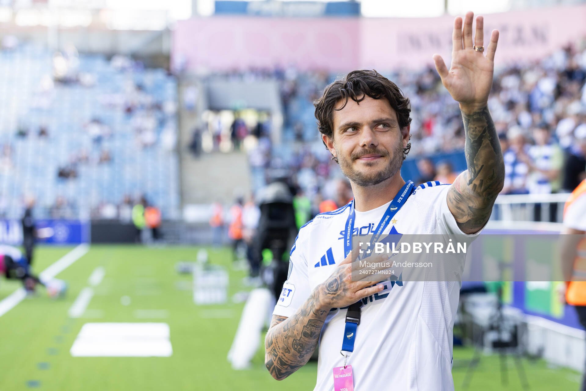 IFK Norrköpings presenterar sitt nyförvärv David Moberg