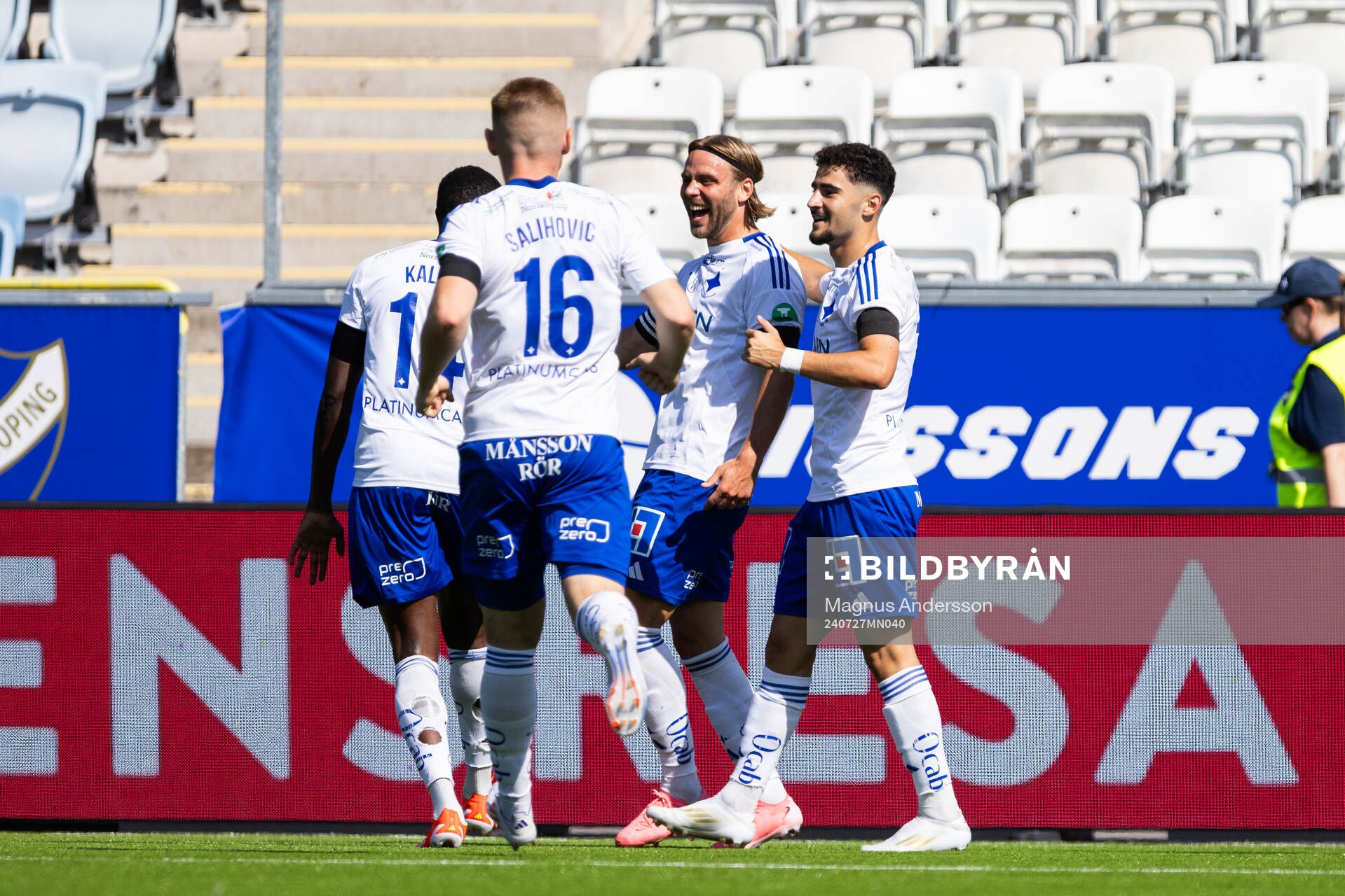 IFK Norrköpings Christoffer Nyman jublar