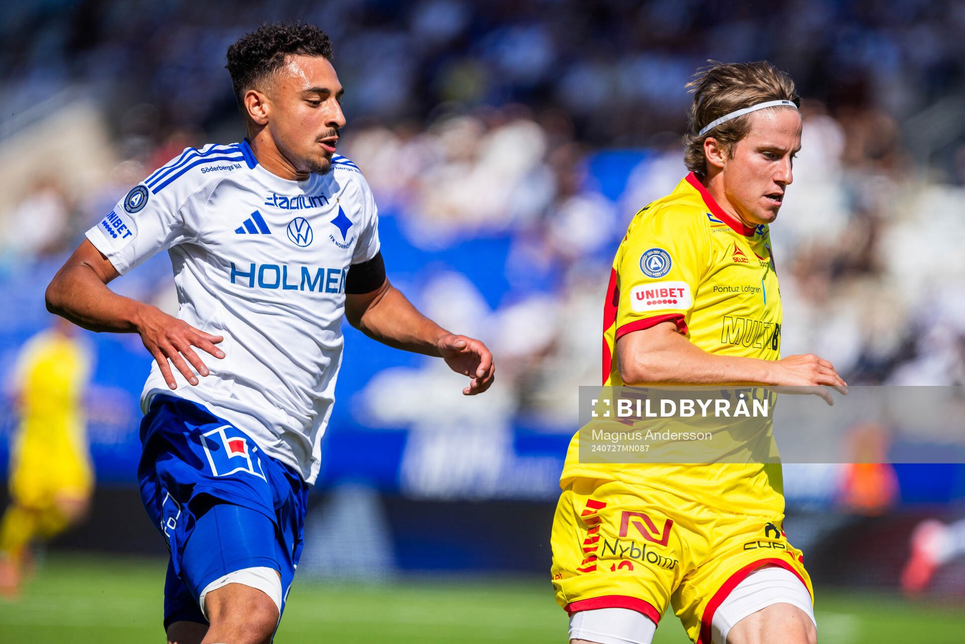 IFK Norrköpings Moutaz Neffati och Kalmars Johan Karlsson