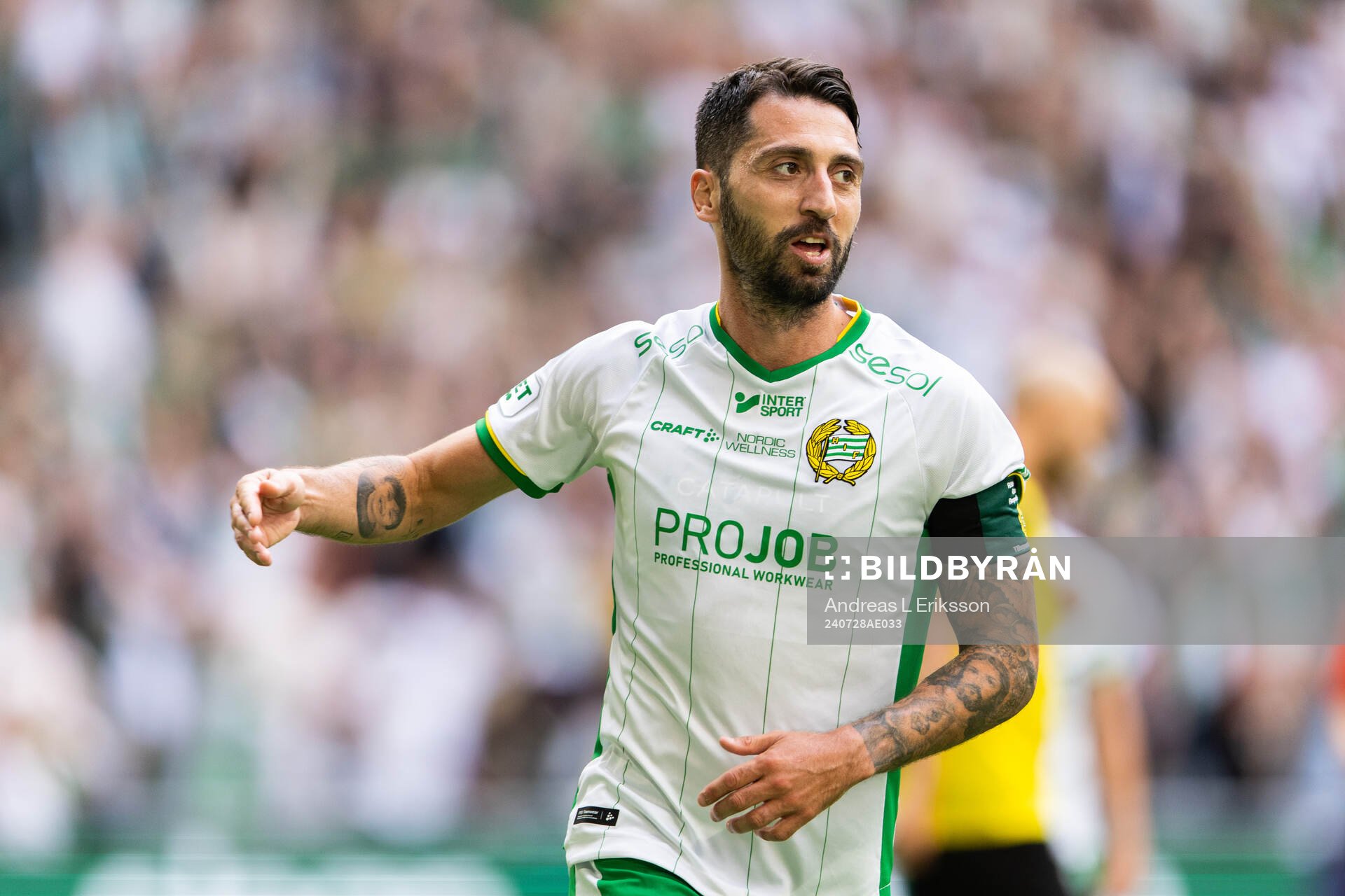 Hammarbys Nahir Besara jublar