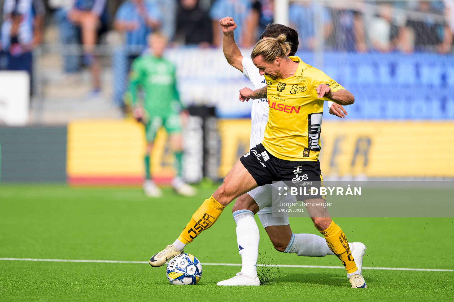 Elfsborgs Niklas Hult och Djurgårdens Gustav Wikheim