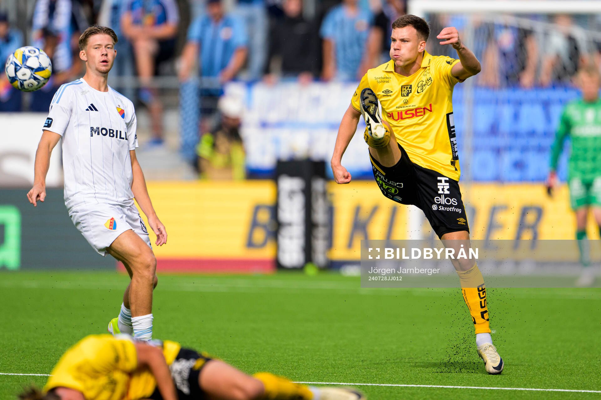 Djurgårdens Miro Tenho och Elfsborgs Andri Fannar