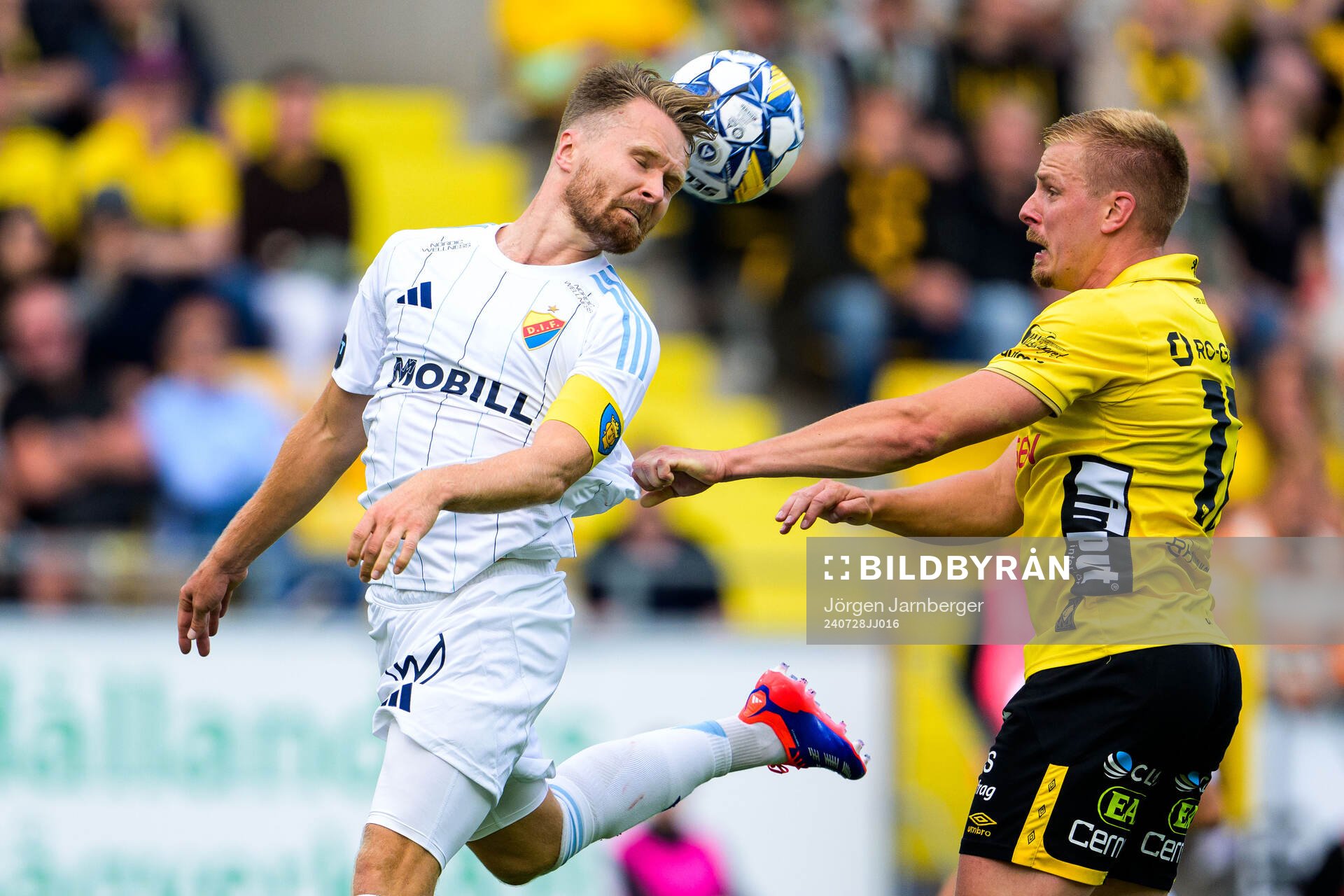 Djurgårdens Jacob Larsson och Elfsborgs Per Frick