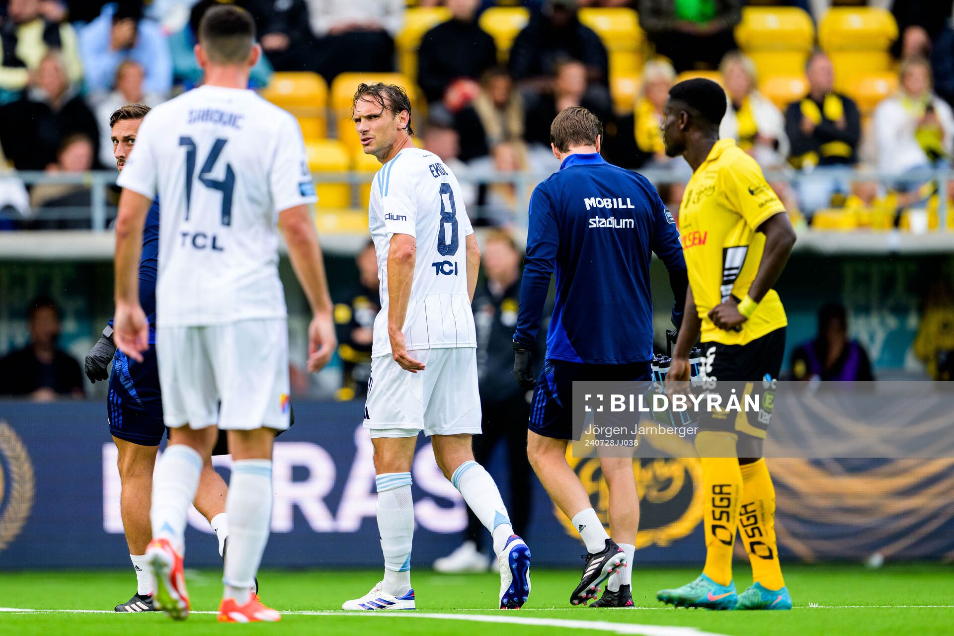 Djurgårdens Albin Ekdal har ont