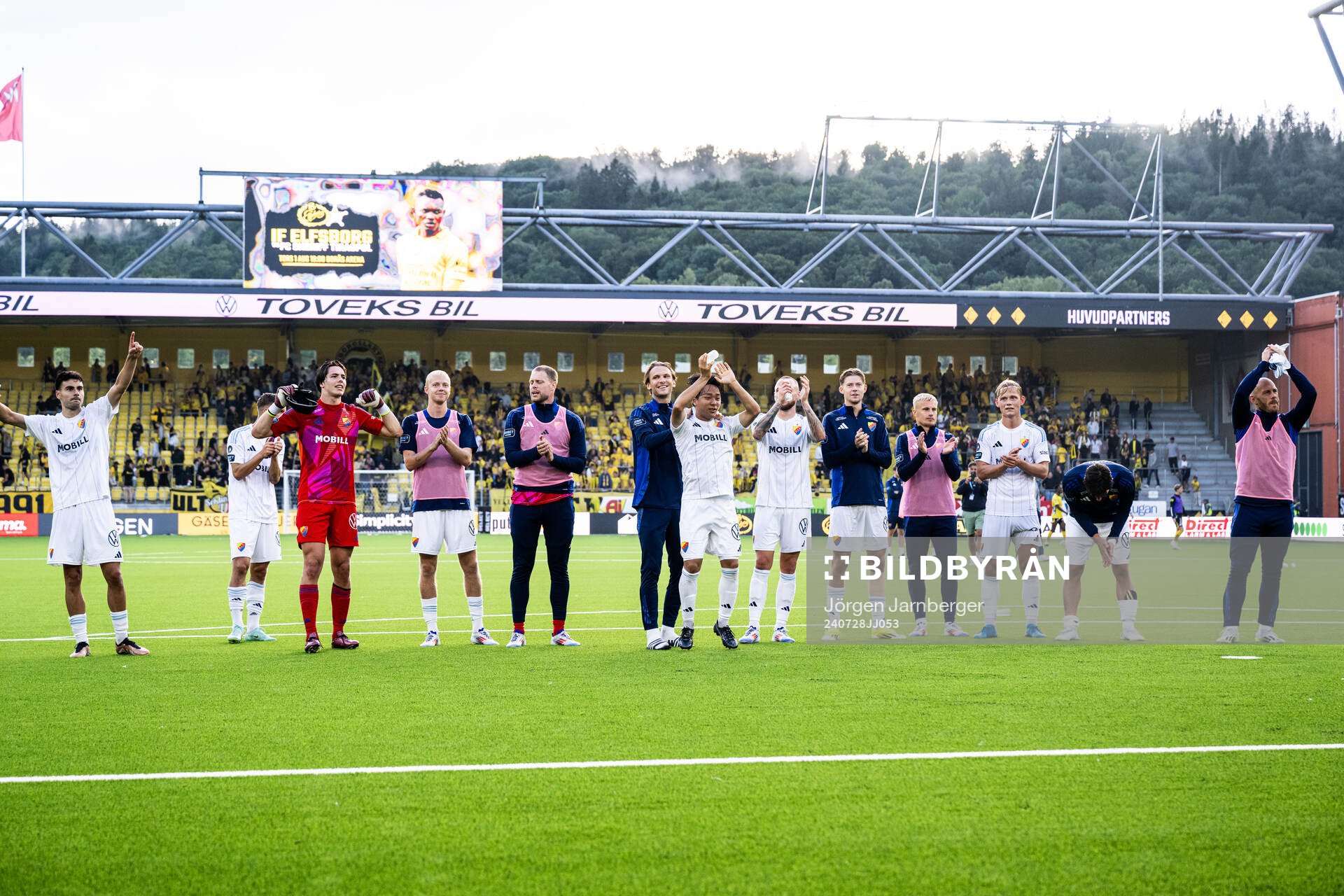 Djurgårdens spelare jublar