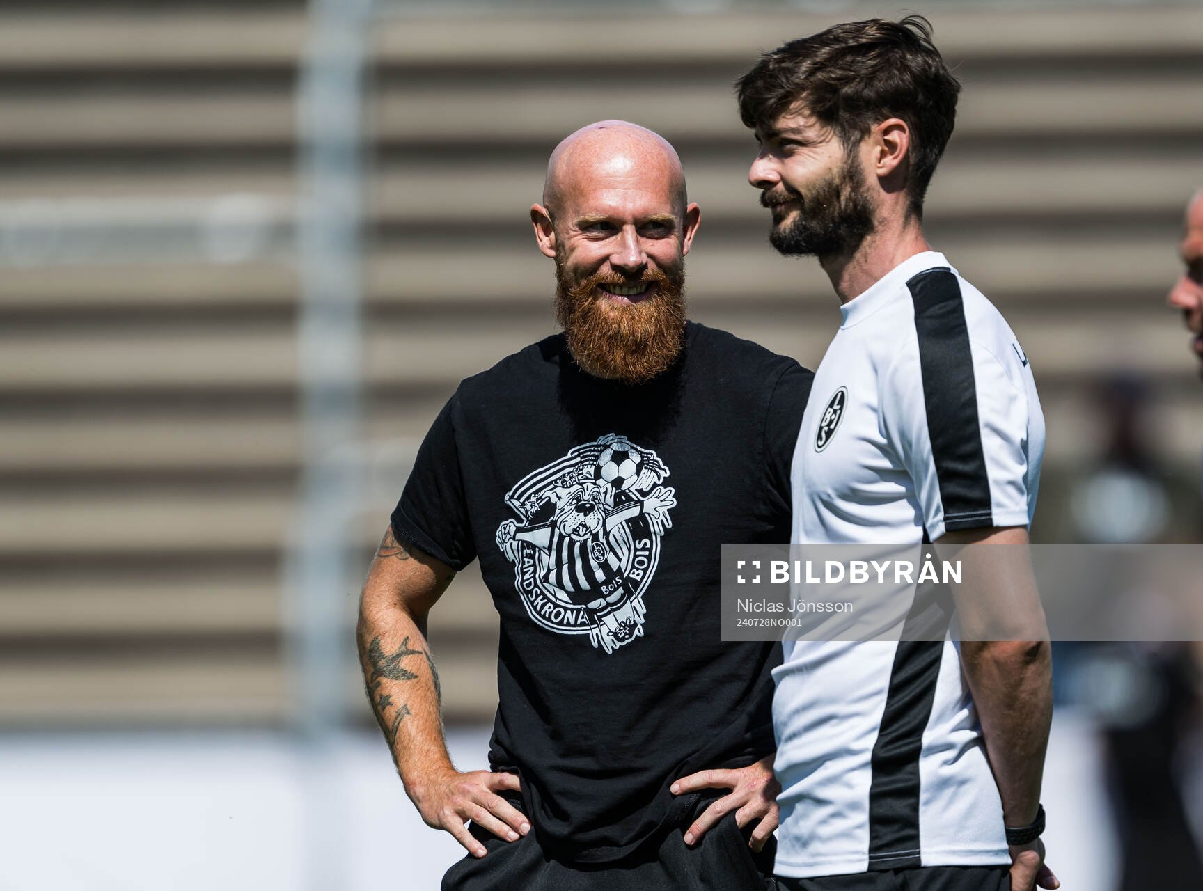 Landskronas tränare Max Mölder