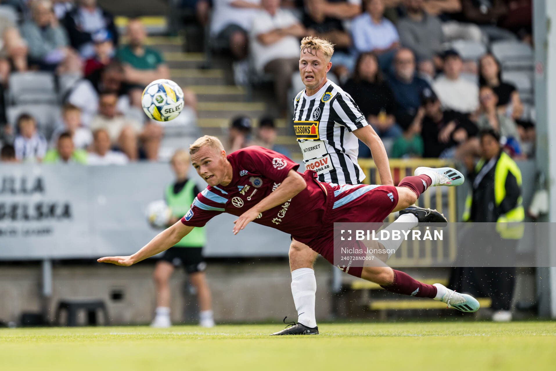 Gefles Gustav Friberg och Landskronas Jesper Strid