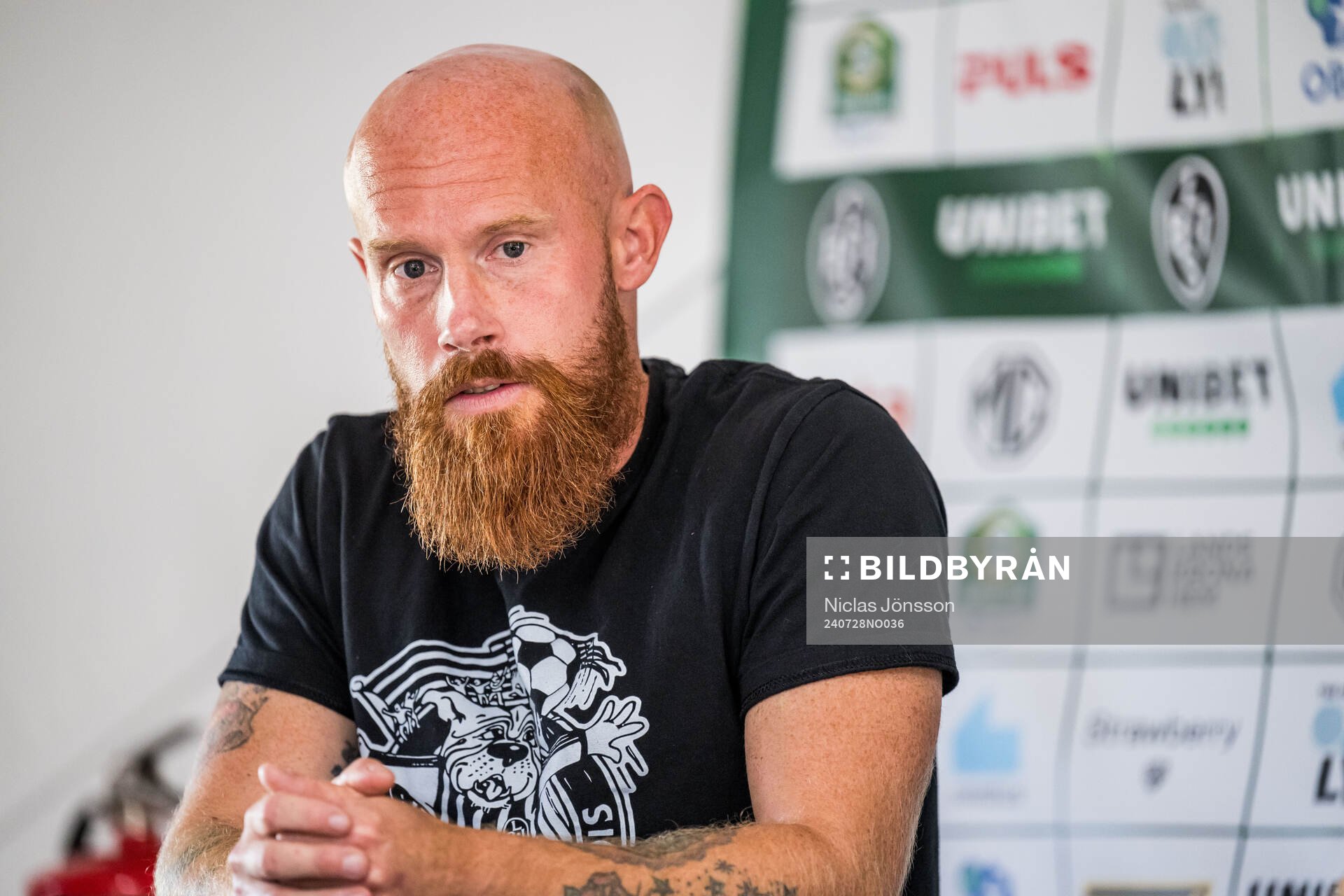 Landskronas tränare Max Mölder deppar