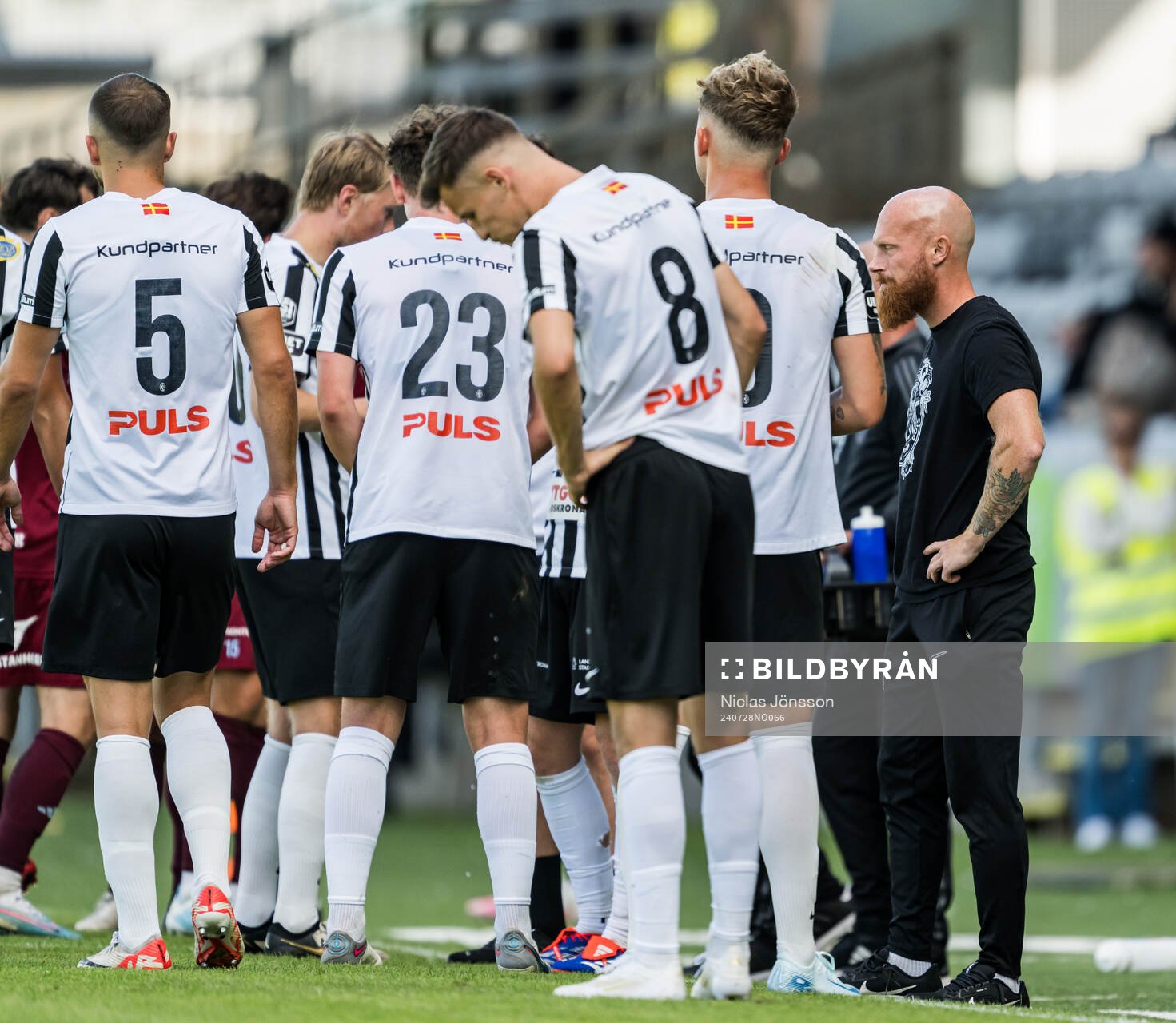 Landskronas tränare Max Mölder deppar