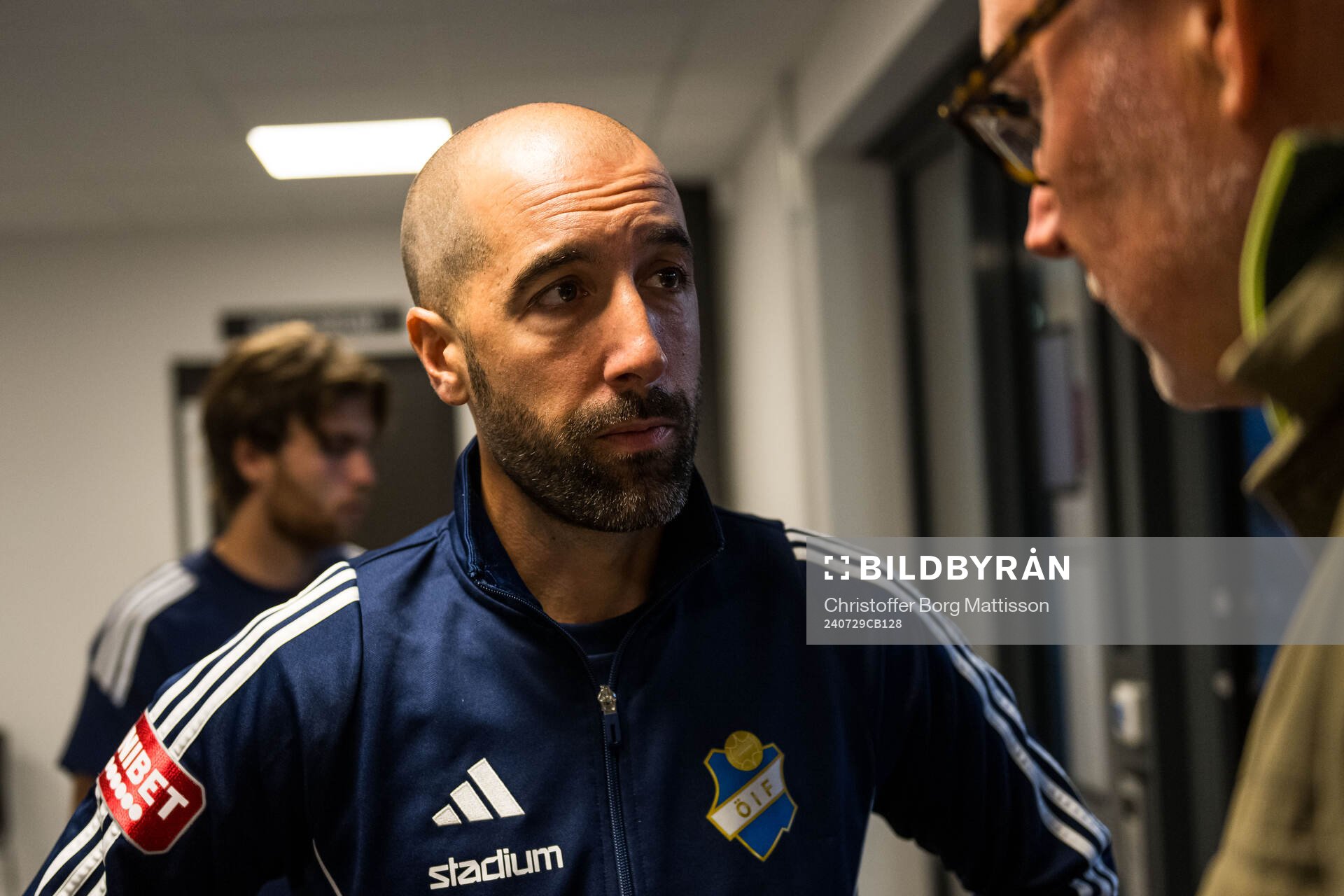 Östers tränare Martin Foyston deppar