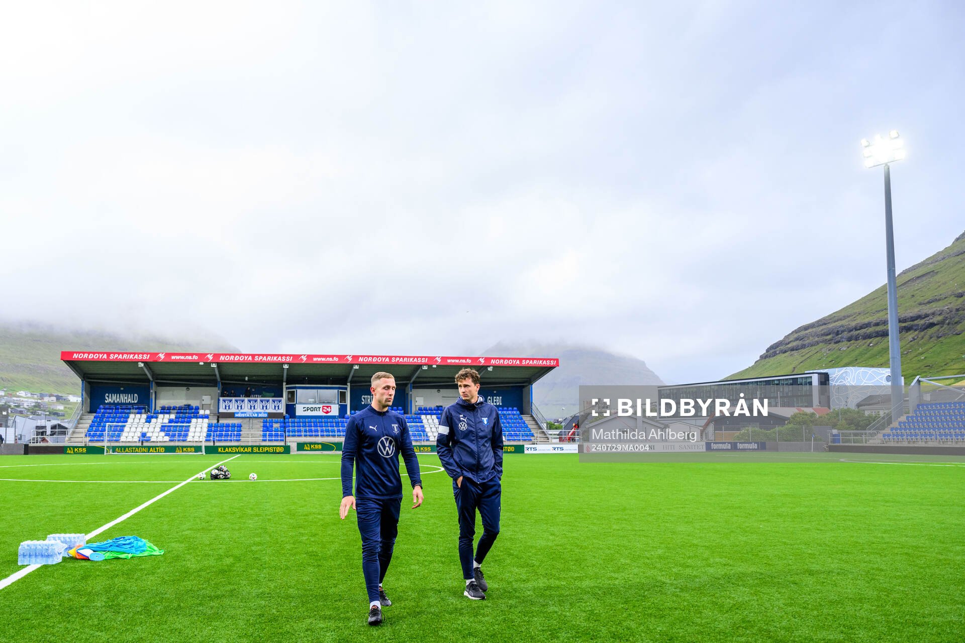 Fitness trainer Tom Noon and Assistant coach Martin Falk of