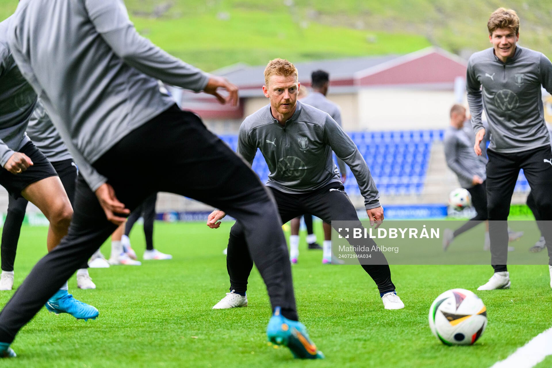 Anders Christiansen and Oliver Berg of Malmö FF