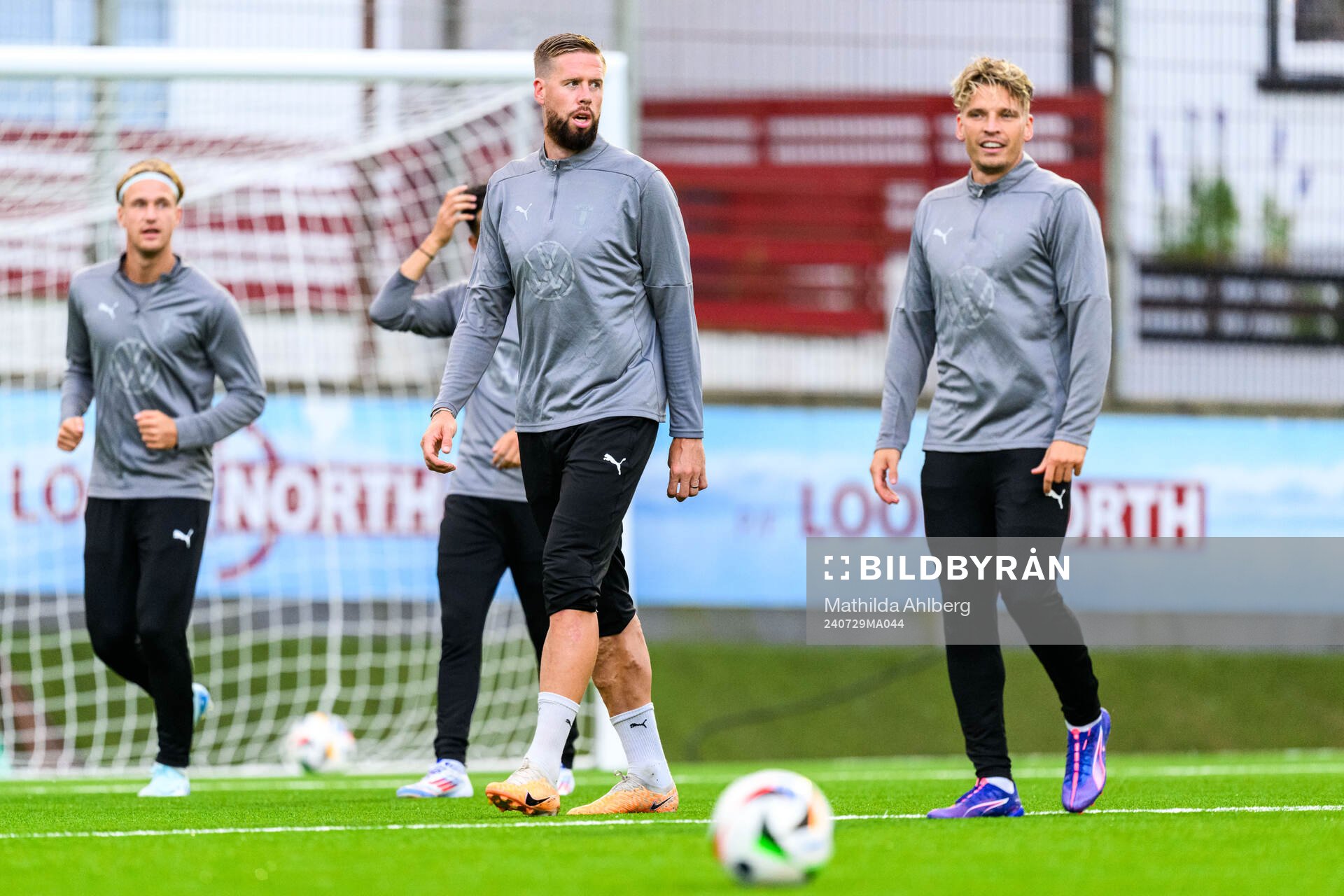 Pontus Jansson and Jens Stryger Larsen of Malmö FF
