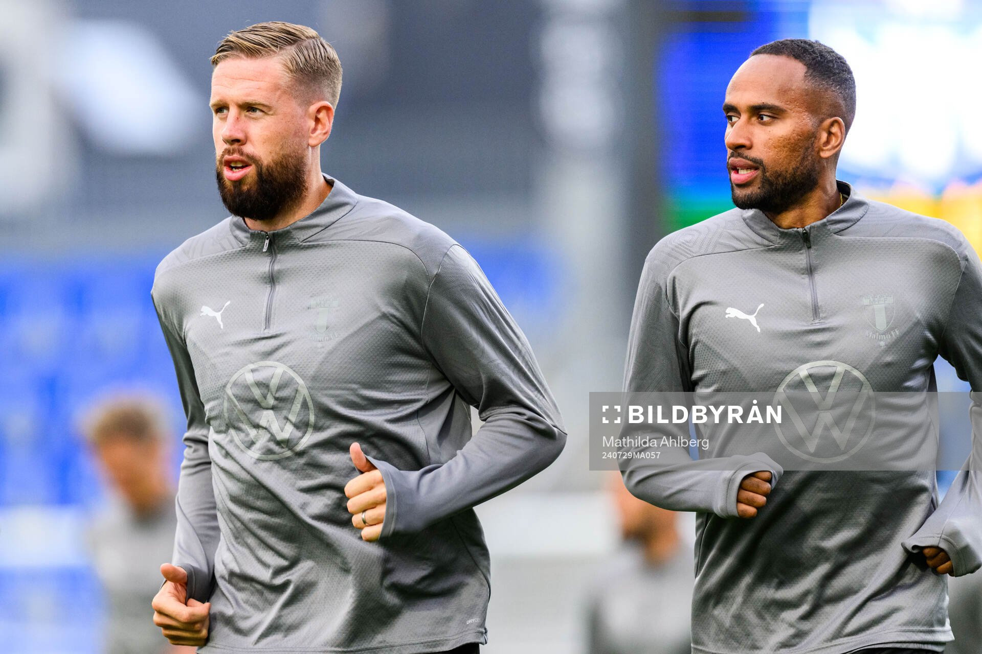 Pontus Jansson and Isaac Thelin of Malmö FF