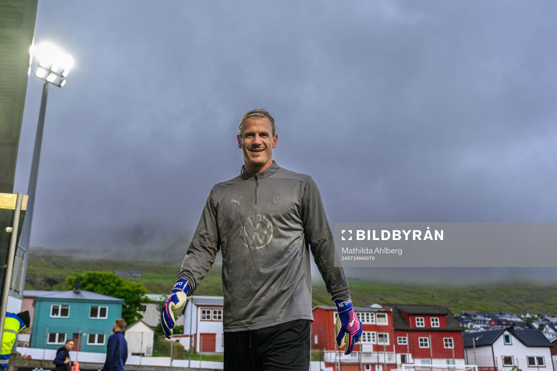 Goalkeeper Johan Dahlin