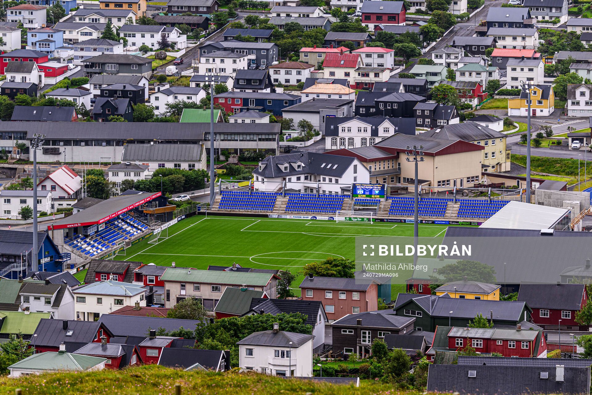 General view of Djupumyra Stadium