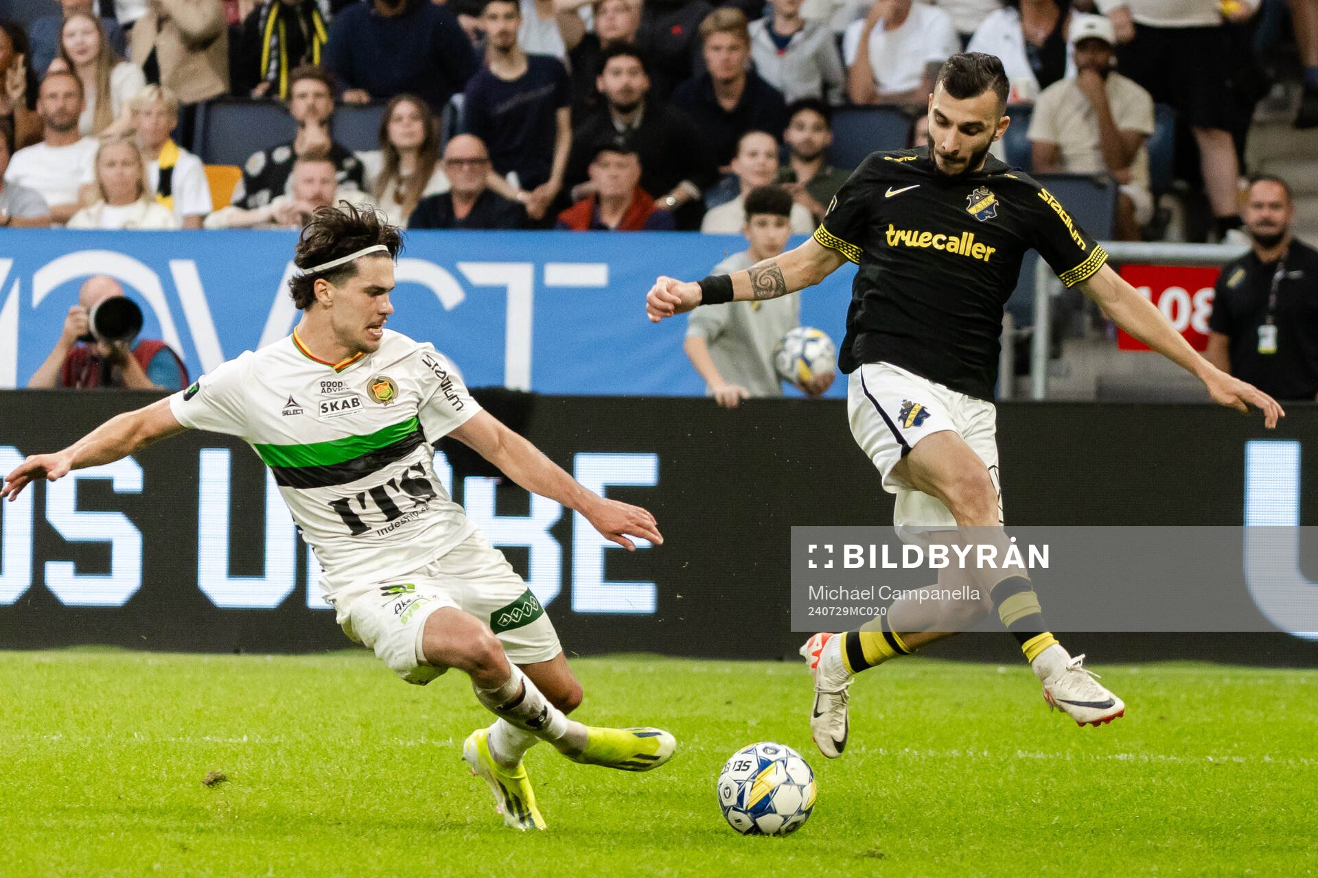 GAISs William Milovanovic och AIKs Ioannis Pittas