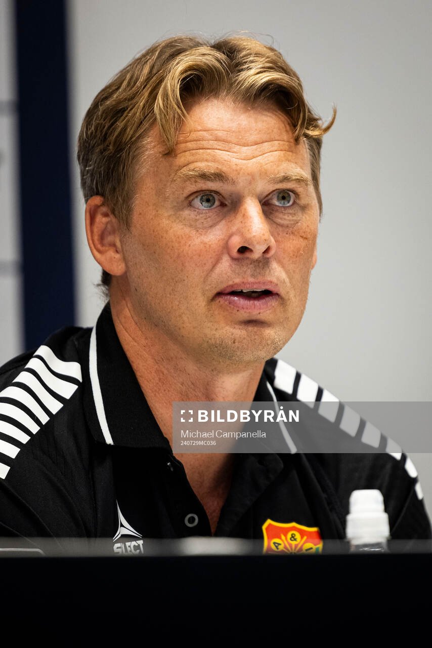 GAISs tränare Fredrik Holmberg
