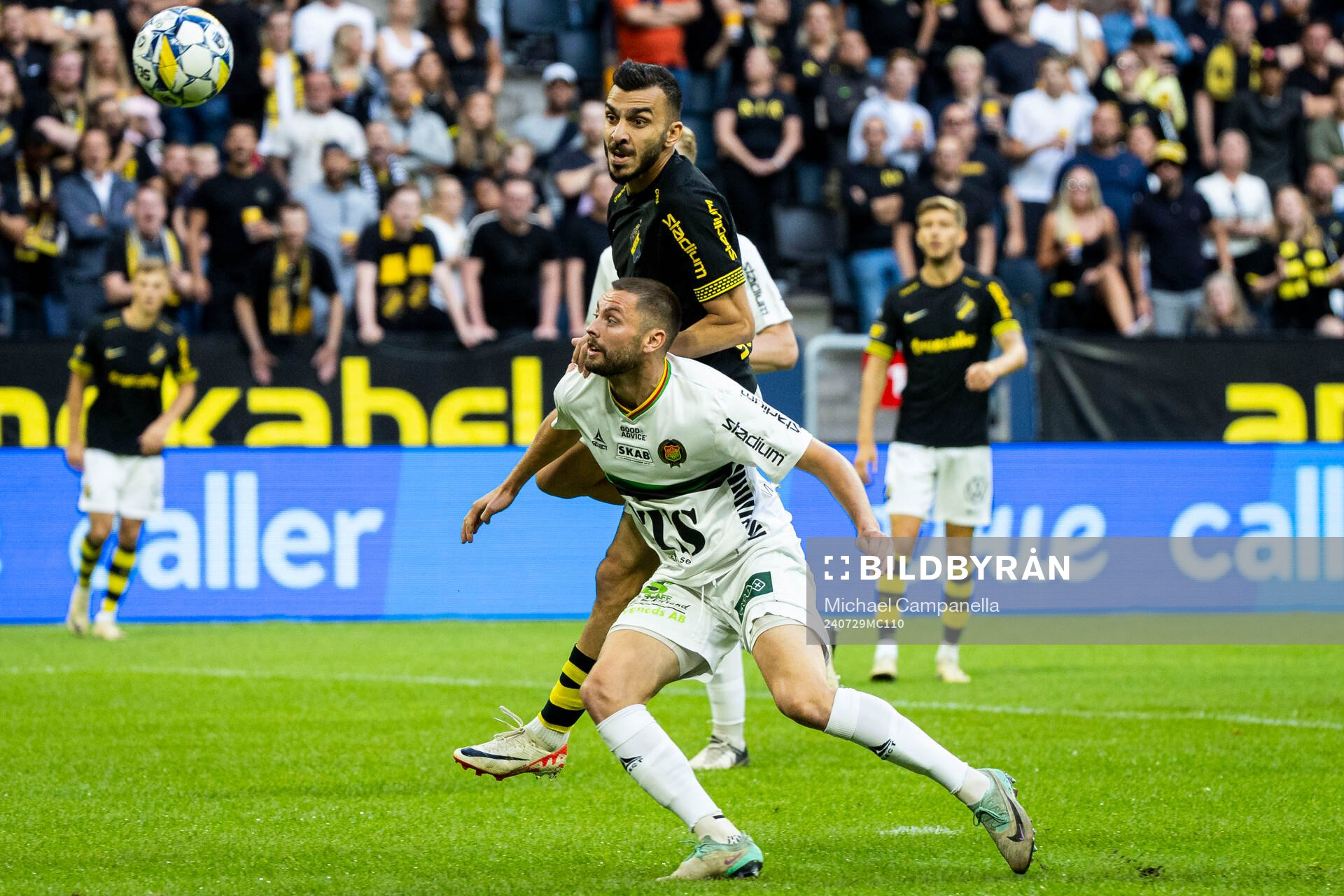 AIKs Ioannis Pittas och GAISs Axel Norén