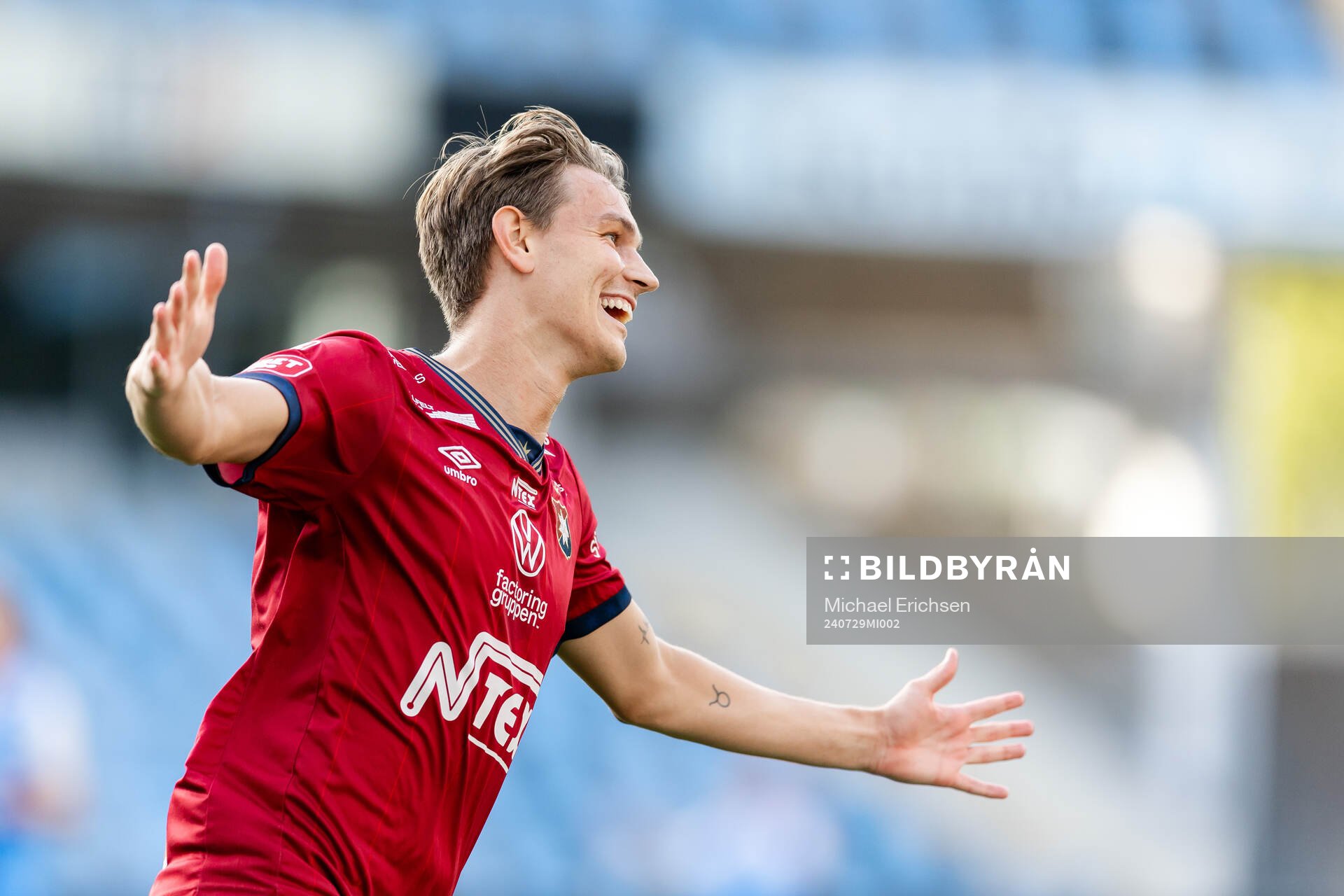 Örgrytes Noah Christoffersson jublar