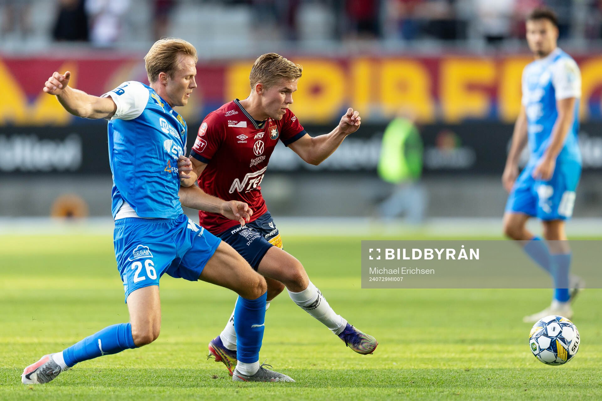 IK Oddevolds Gabriel Sandberg och Örgrytes Isak Dahlqvist