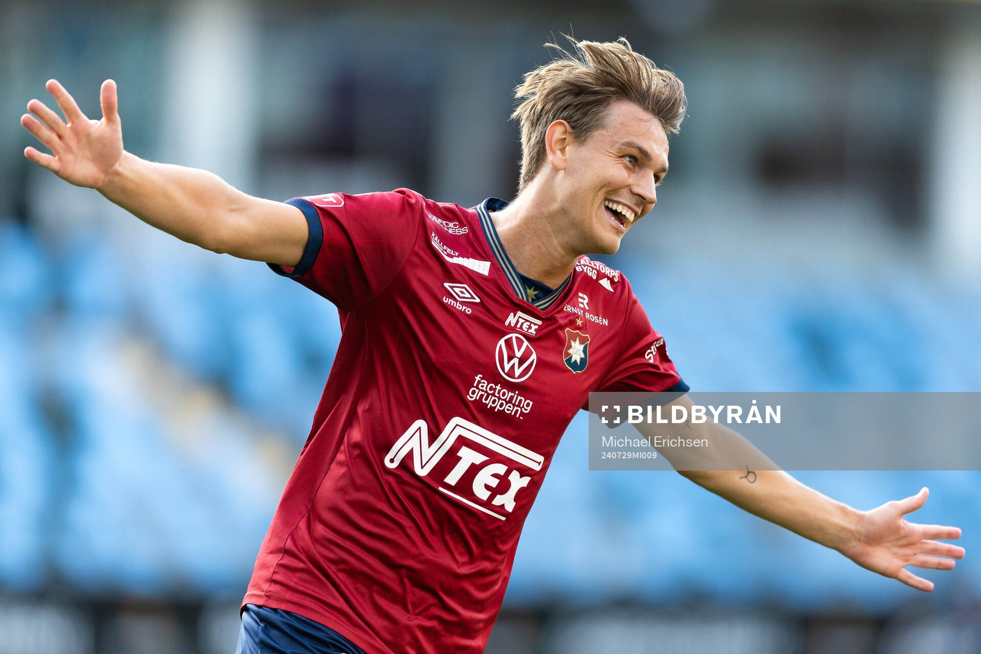Örgrytes Noah Christoffersson jublar