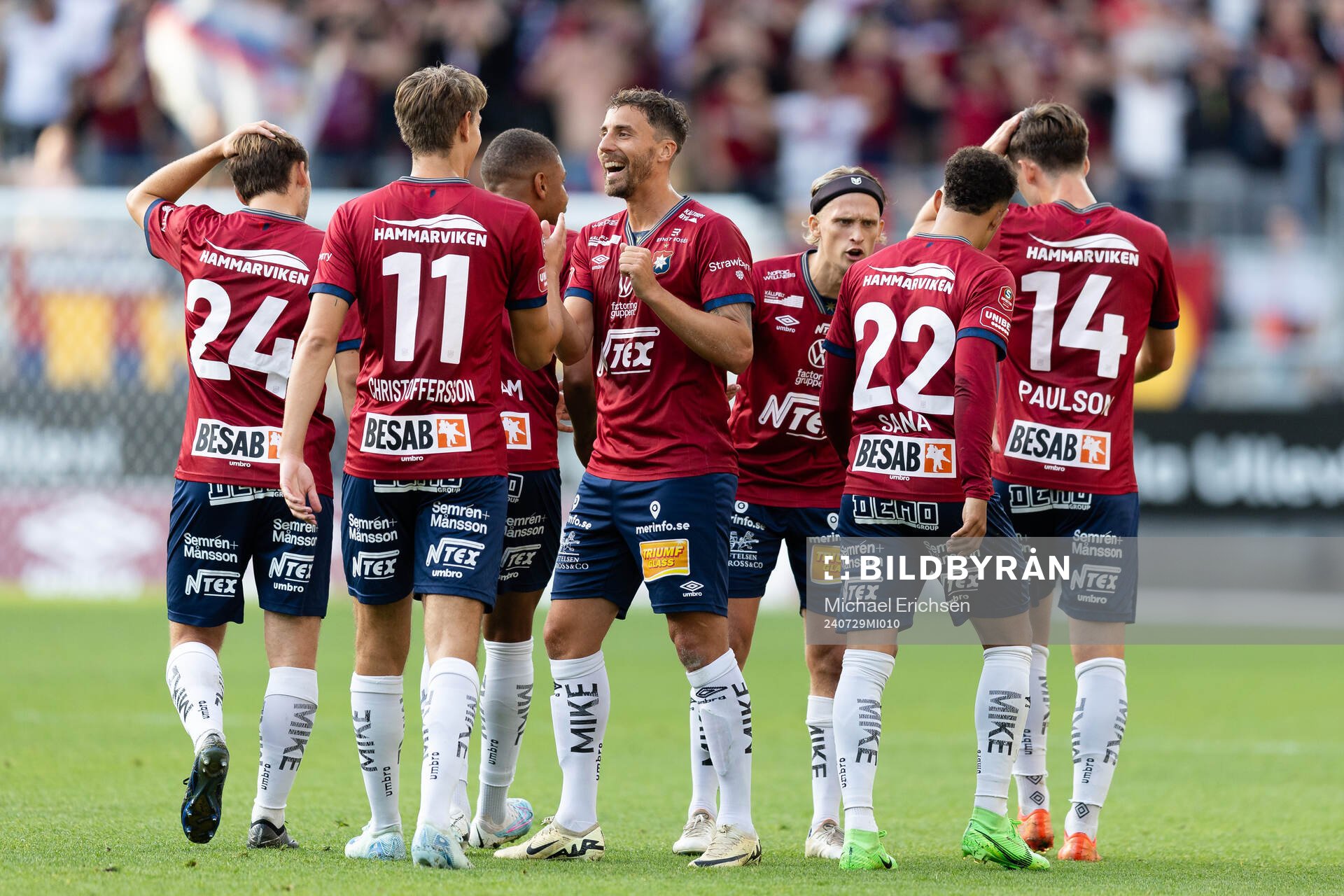 Örgrytes Noah Christoffersson jublar