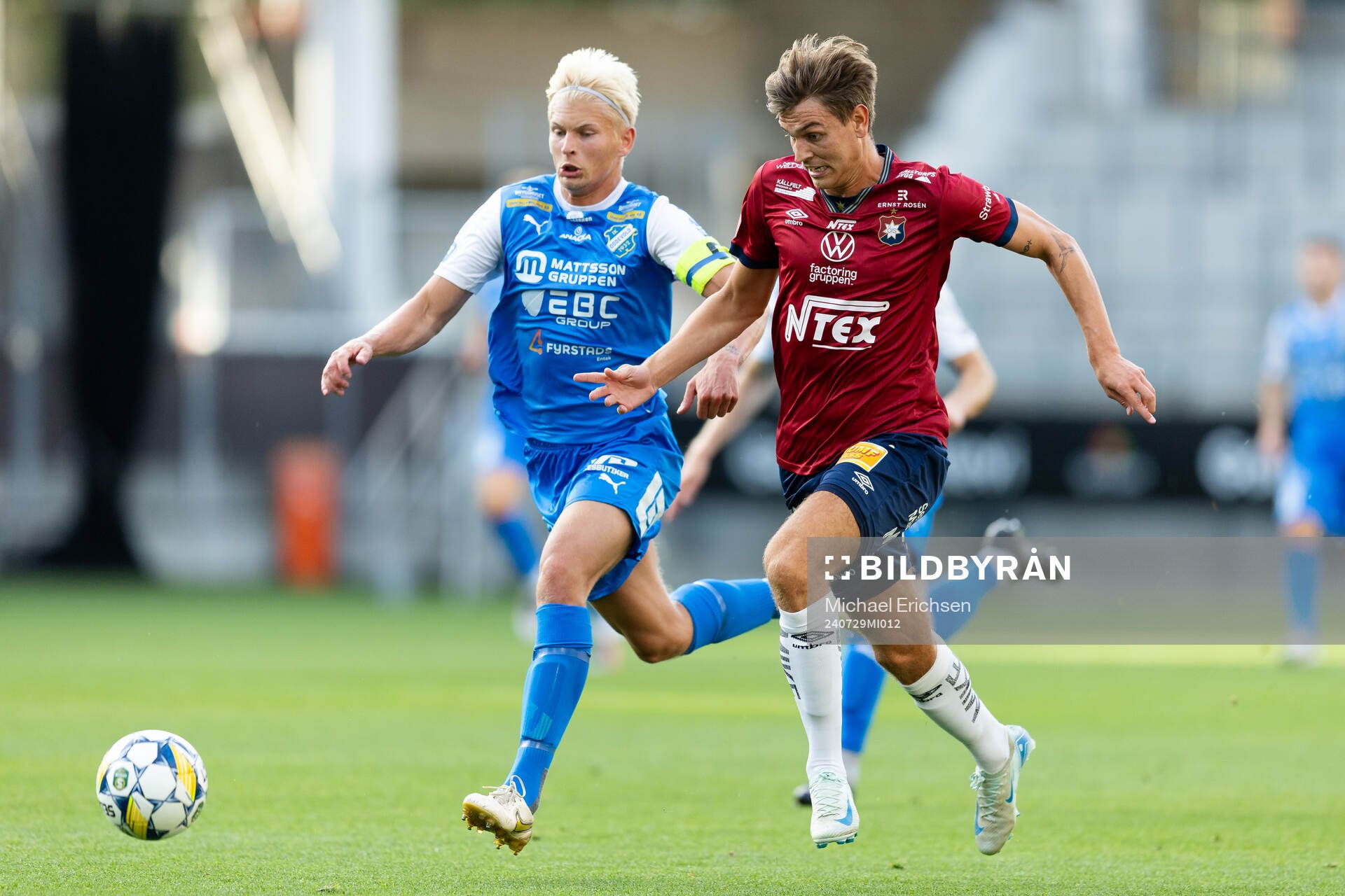 IK Oddevolds Philip Engelbrektsson och Örgrytes Noah