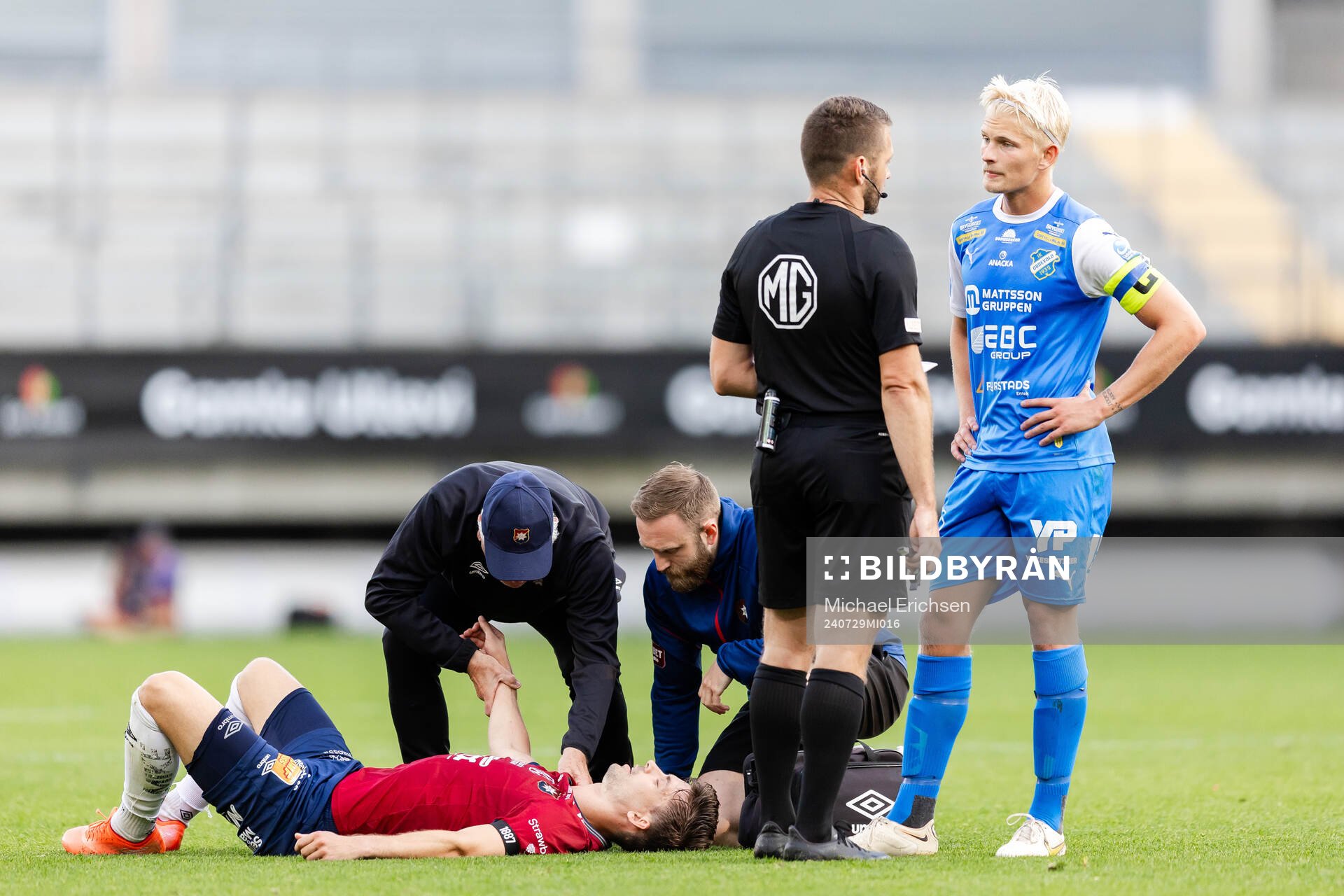 Örgrytes Daniel Paulson har ont