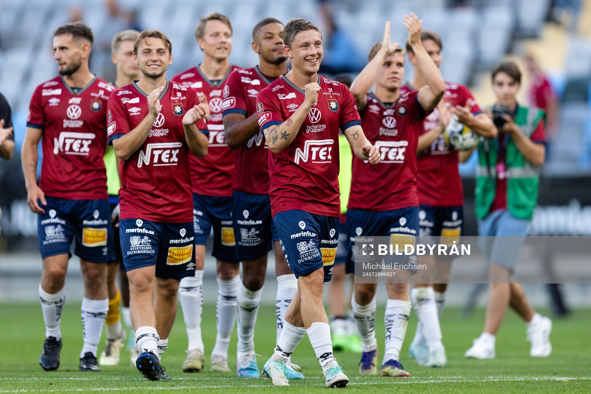 Örgrytes spelare jublar
