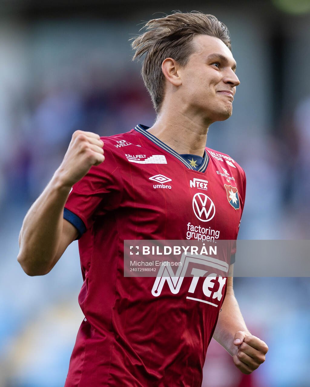 Örgrytes Noah Christoffersson jublar