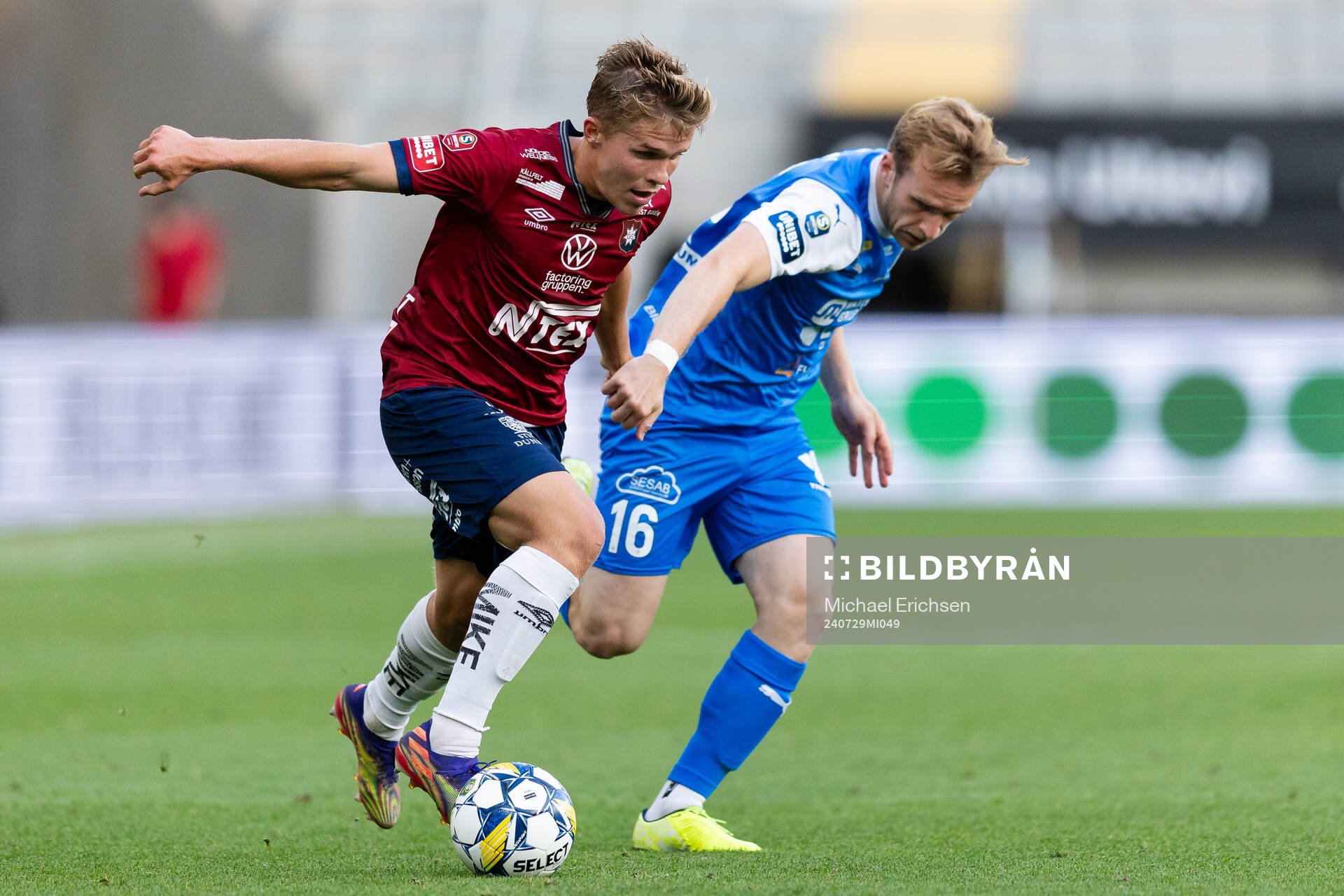 Örgrytes Isak Dahlqvist och IK Oddevolds Noa Bernhardtz