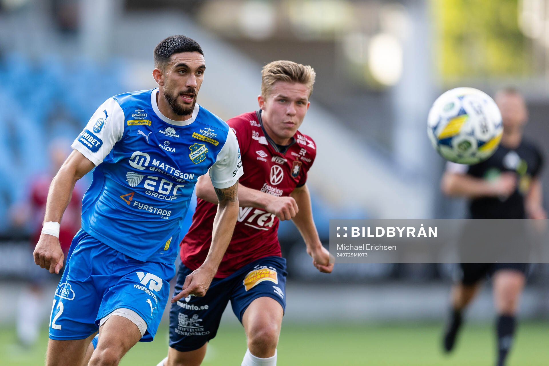 IK Oddevolds Daniel Krezic och Örgrytes Isak Dahlqvist