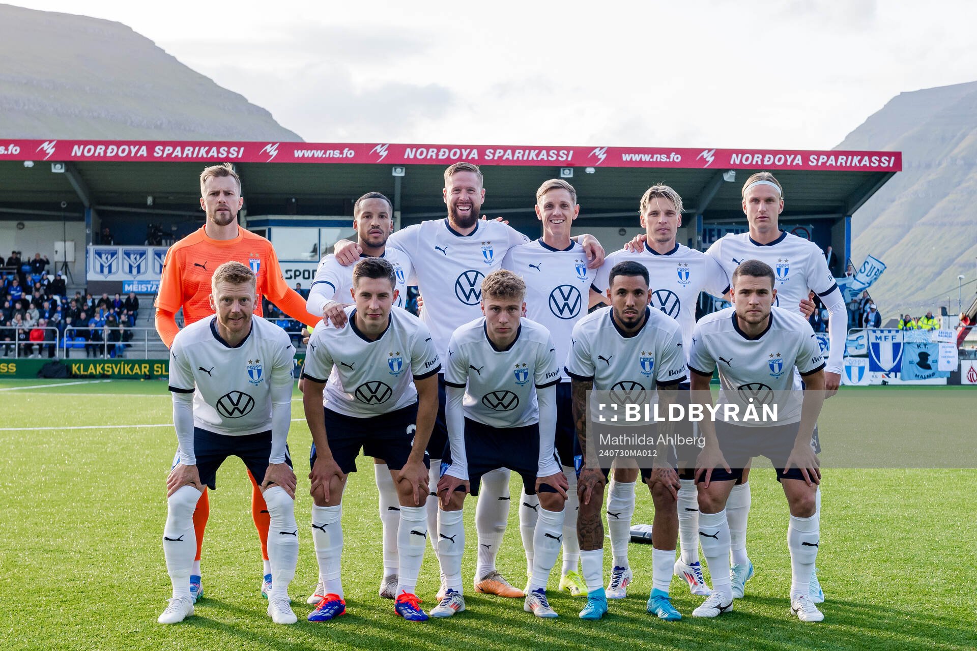 The starting eleven of Malmö FF
