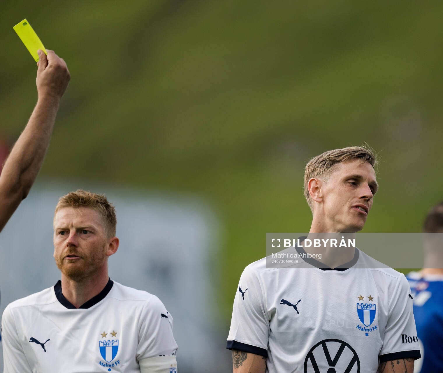 Søren Rieks of Malmö FF looks dejected