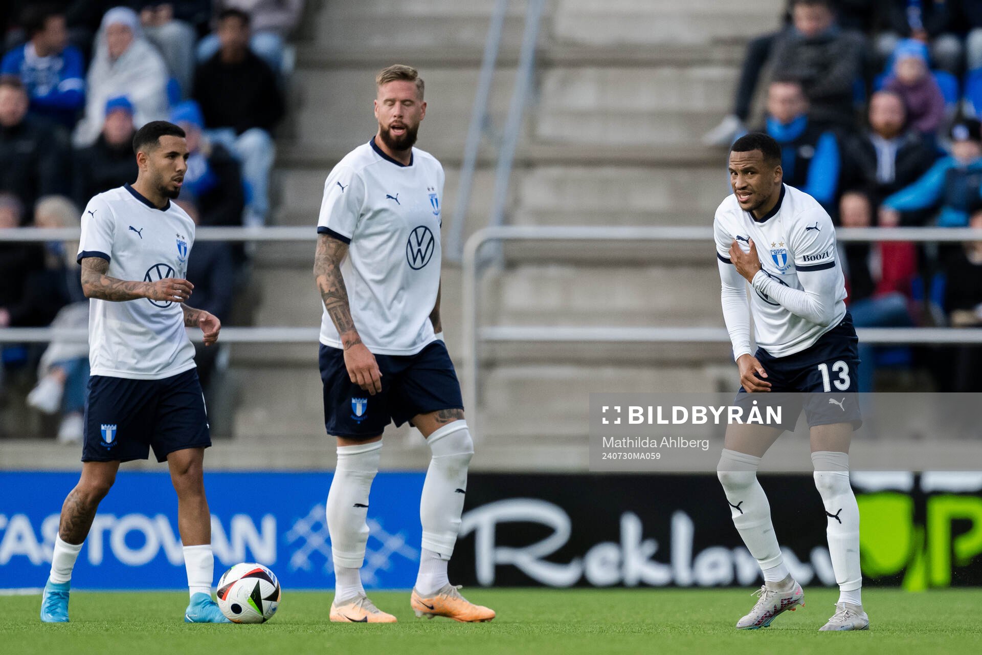 Martin Olsson of Malmö FF in pain