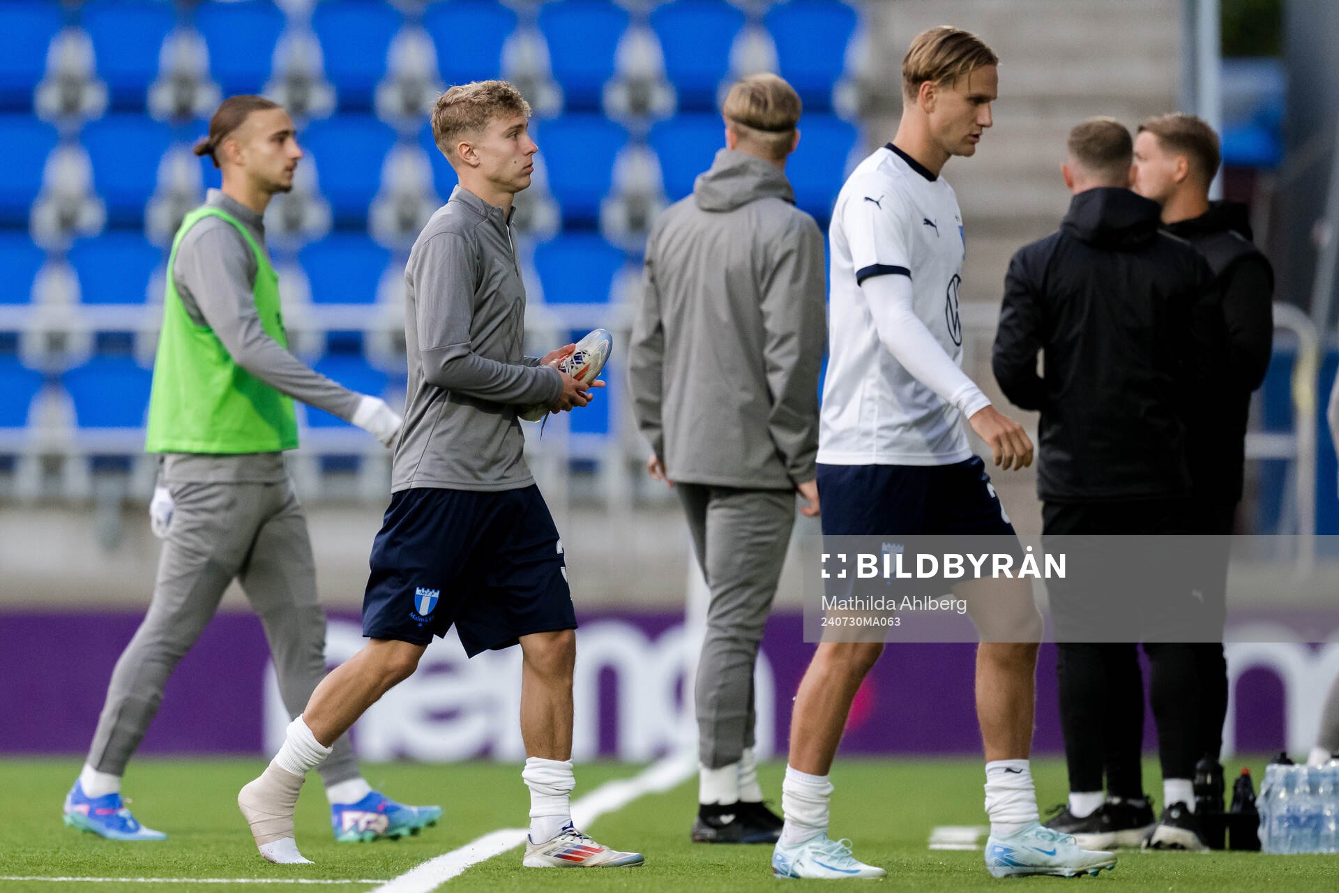 Hugo Bolin of Malmö FF looks dejected
