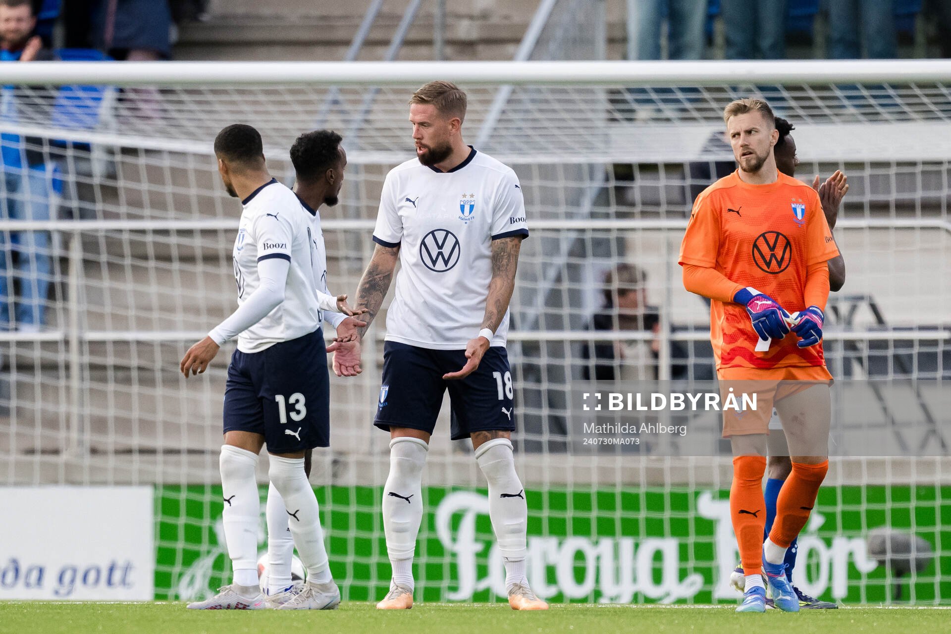 Taha Abdi Ali , Pontus Jansson and Goalkeeper Ricardo
